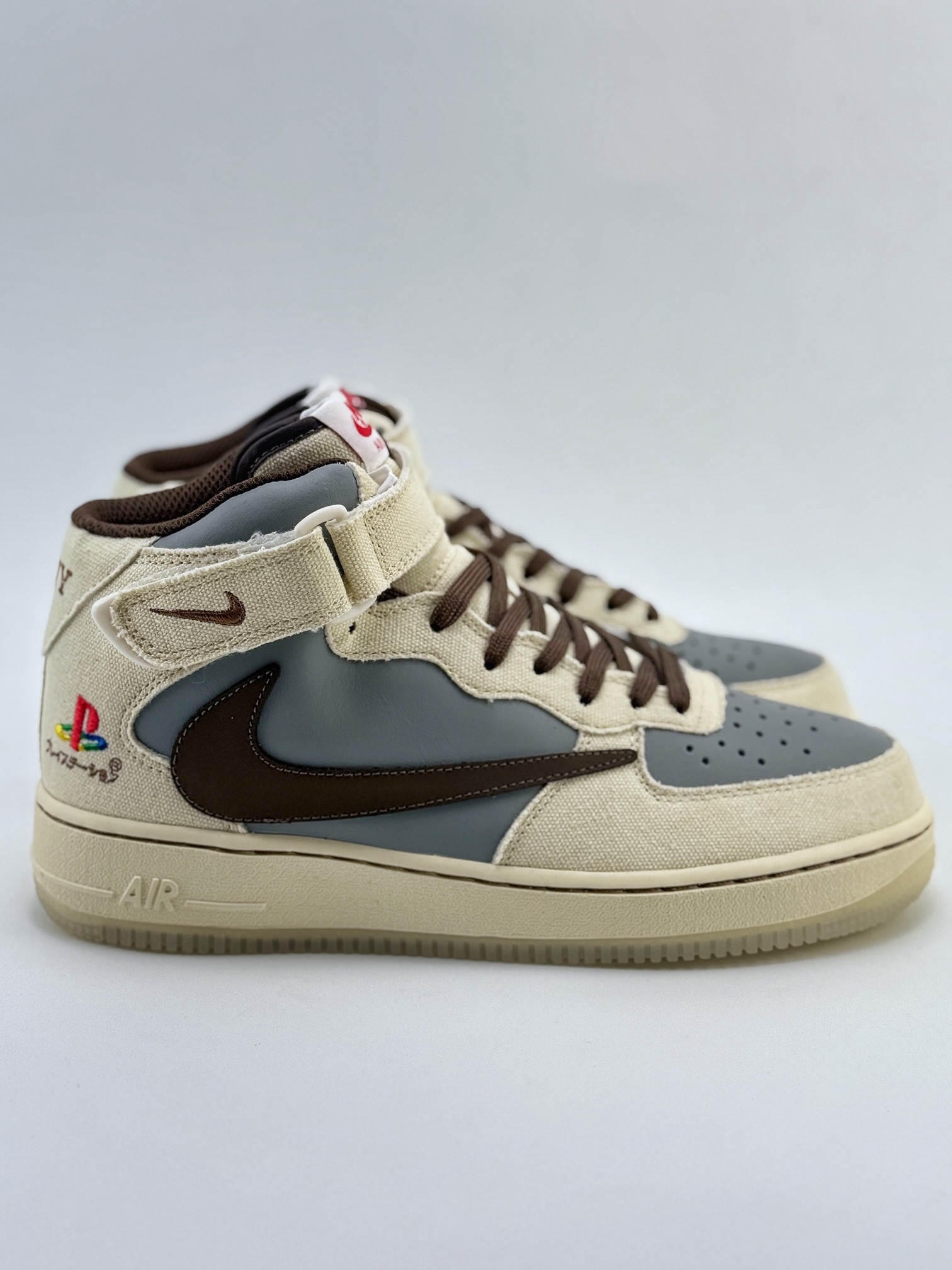 Nike Air Force 1 Mid 07 x ravis Scott x Sony PlayStation 5 联名中帮  BQ5828-202