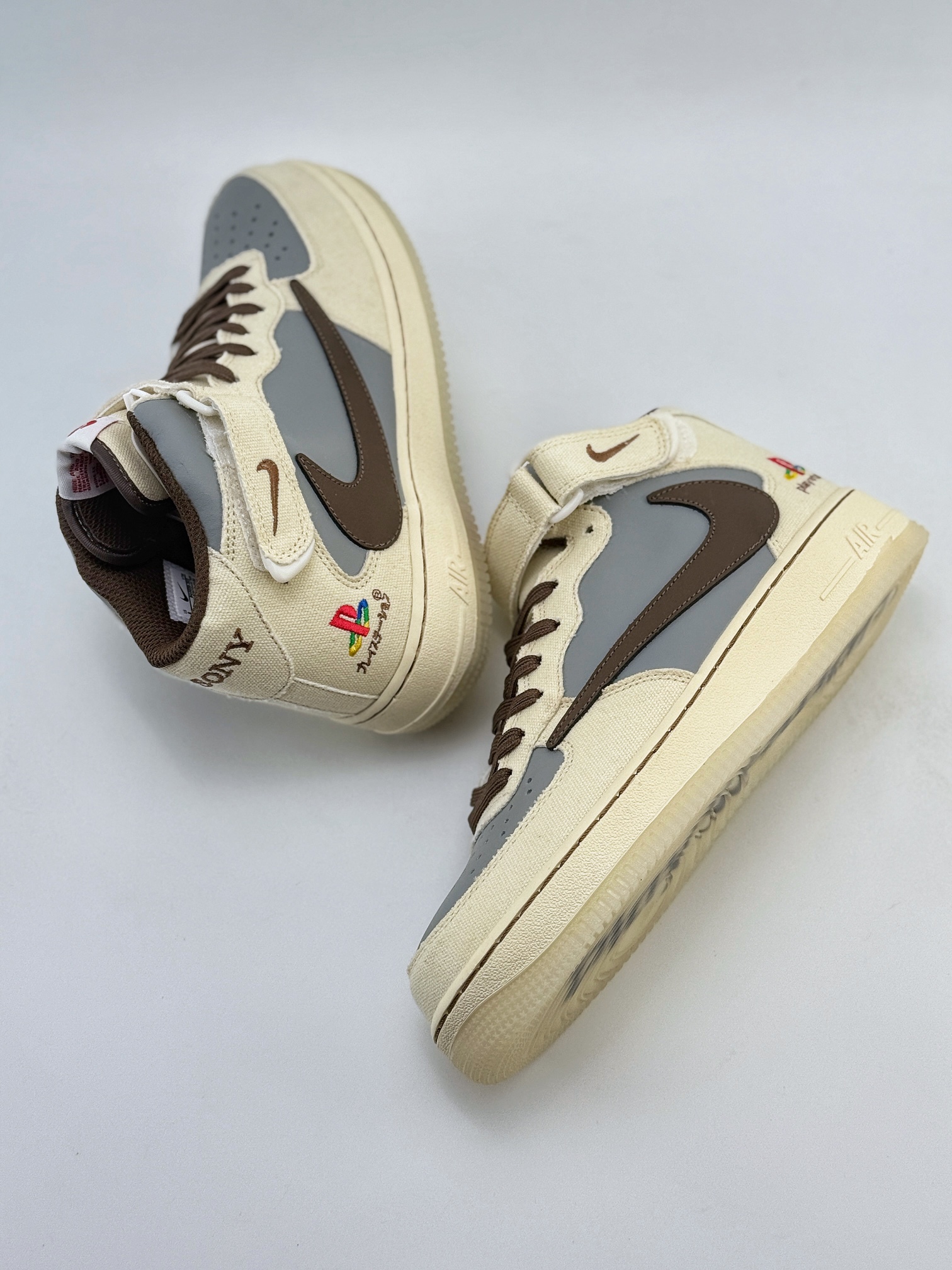 Nike Air Force 1 Mid 07 x ravis Scott x Sony PlayStation 5 联名中帮  BQ5828-202