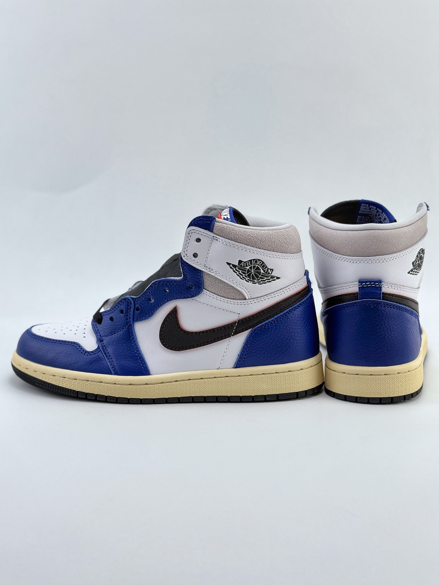 莞产原底面 市售性价比之王 Air Jordan 1 Retro High OG ”White Deep Royal Blue”皇家蓝白黑 DZ5485-100