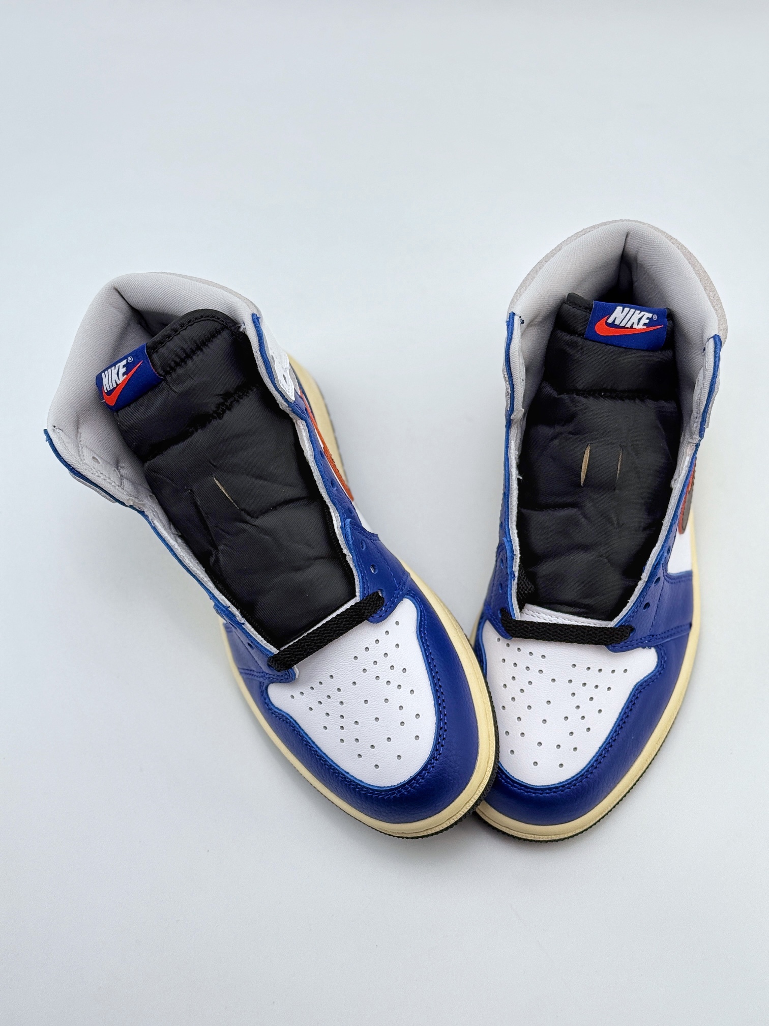 莞产原底面 市售性价比之王 Air Jordan 1 Retro High OG ”White Deep Royal Blue”皇家蓝白黑 DZ5485-100