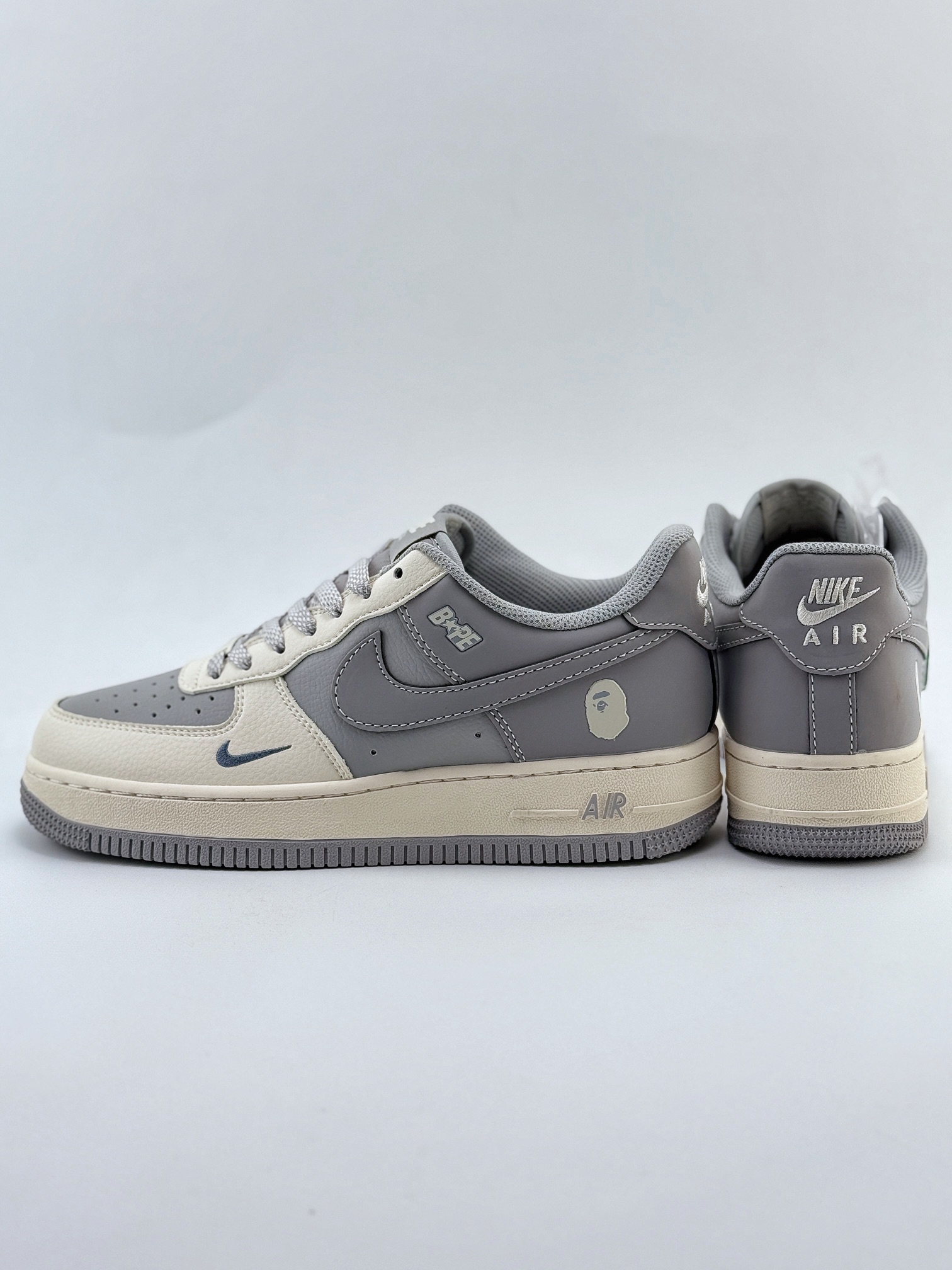 Nike Air Force 1 Low 07 x BAPE 米灰小钩满天星  BB6566-207