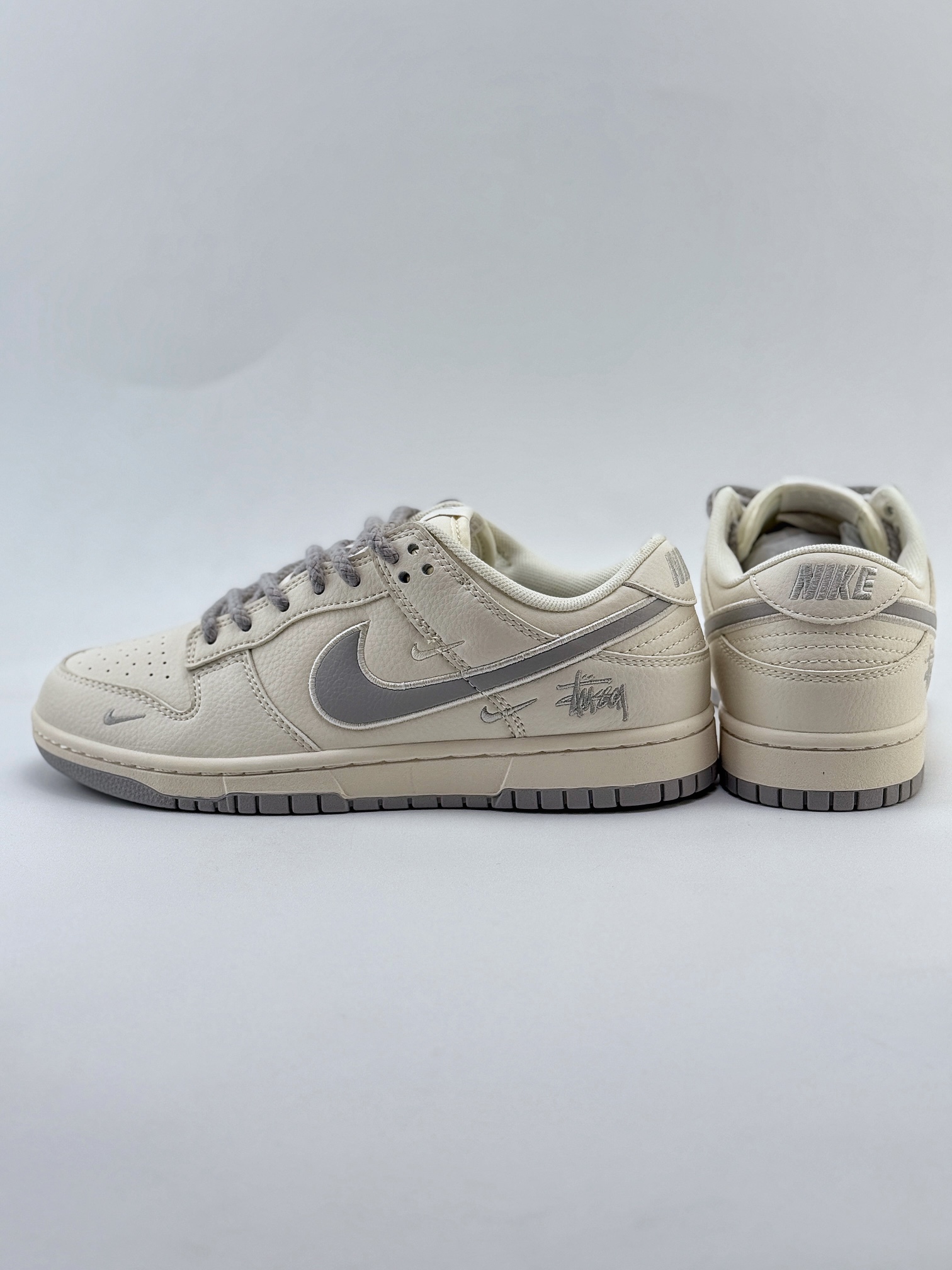 Nike SB Dunk Low x Stussy 米白灰三小钩  SJ2068-282