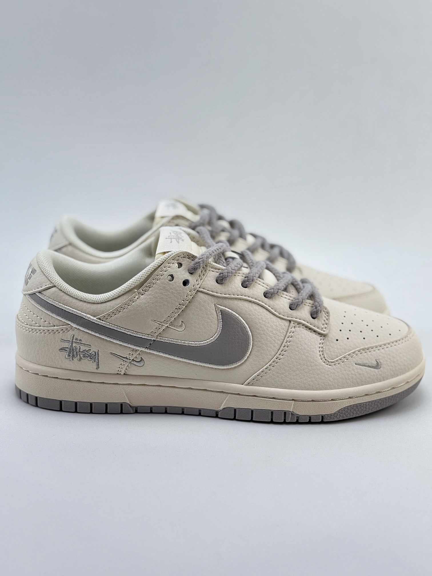 Nike SB Dunk Low x Stussy 米白灰三小钩  SJ2068-282