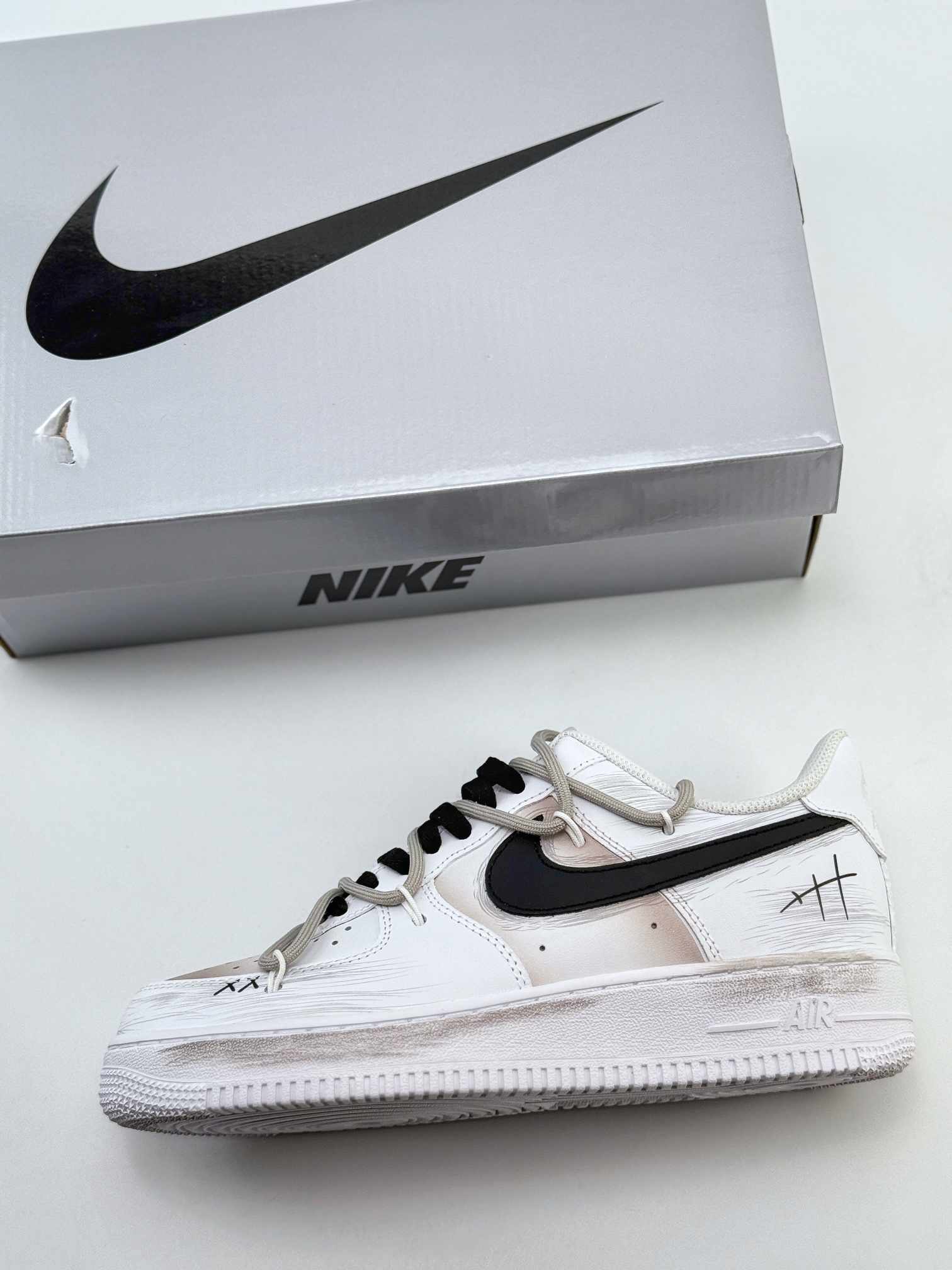 Nike Air Force 1 Low 07 美拉德风 复古街头做旧 米灰 ZH0316-039