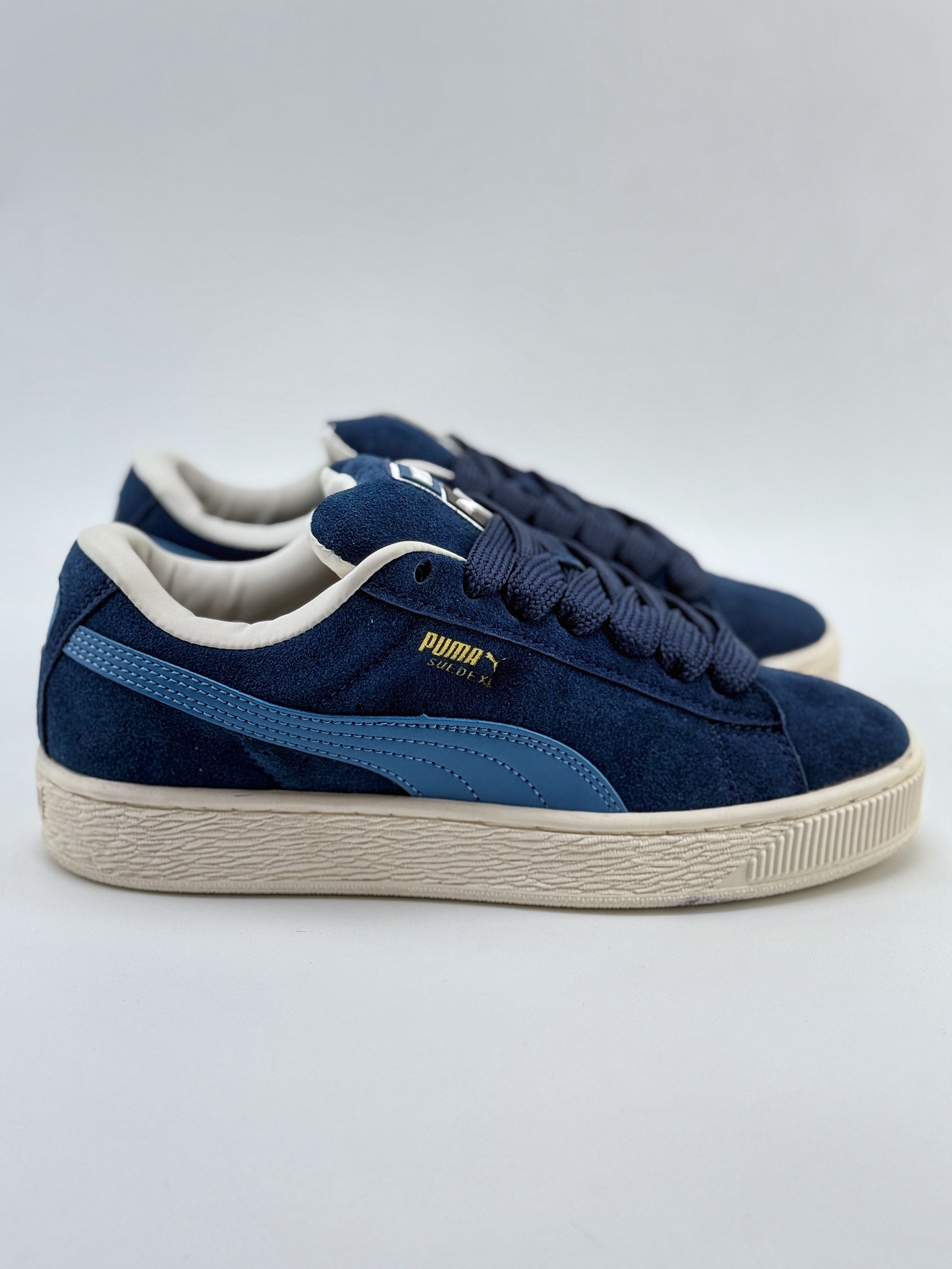 PUMA Suede XL 百搭单品 厚鞋舌轻便防滑低帮板鞋 395205-17