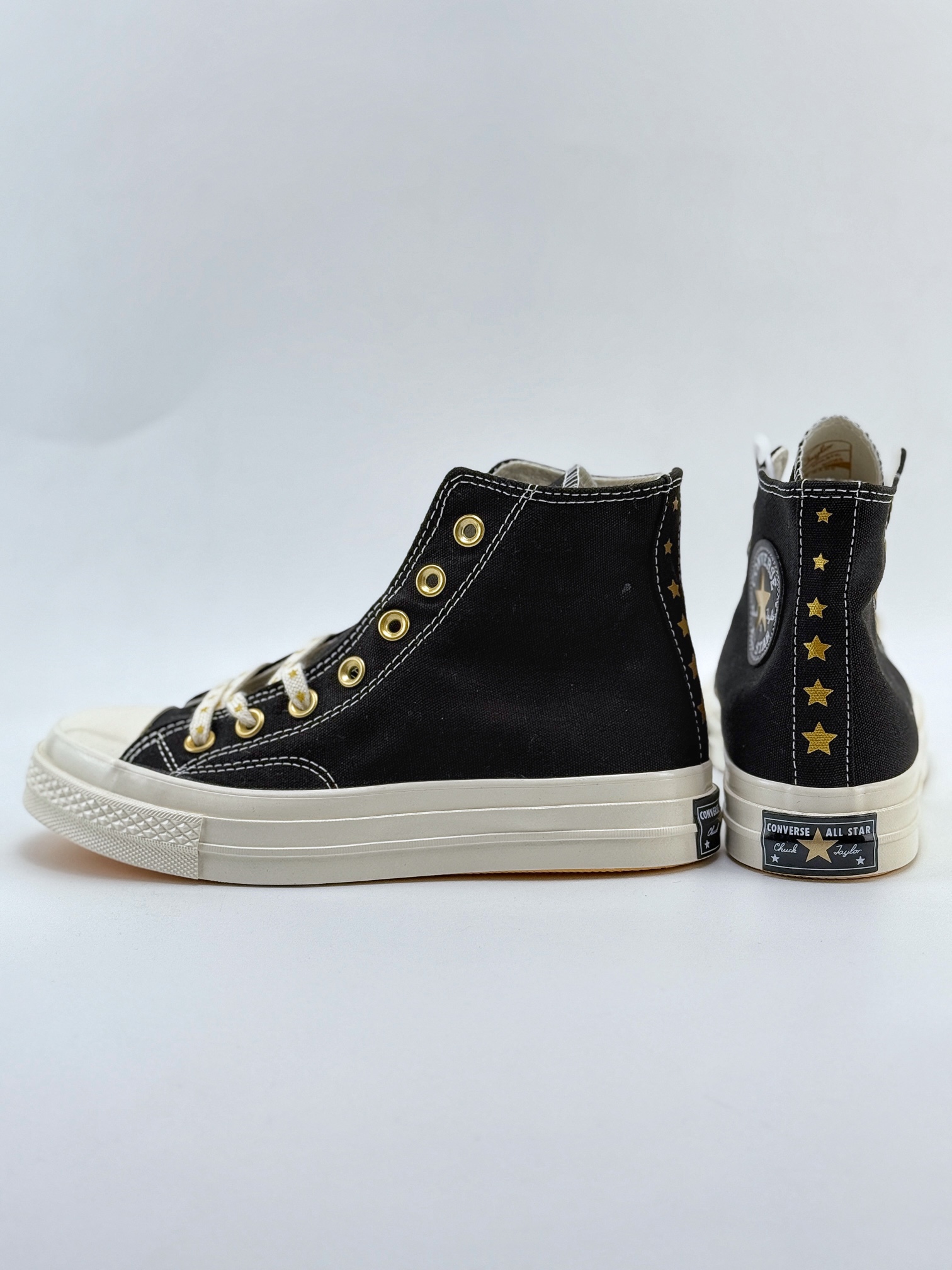 Converse 1970s 黑色 星星鞋带 A12462C