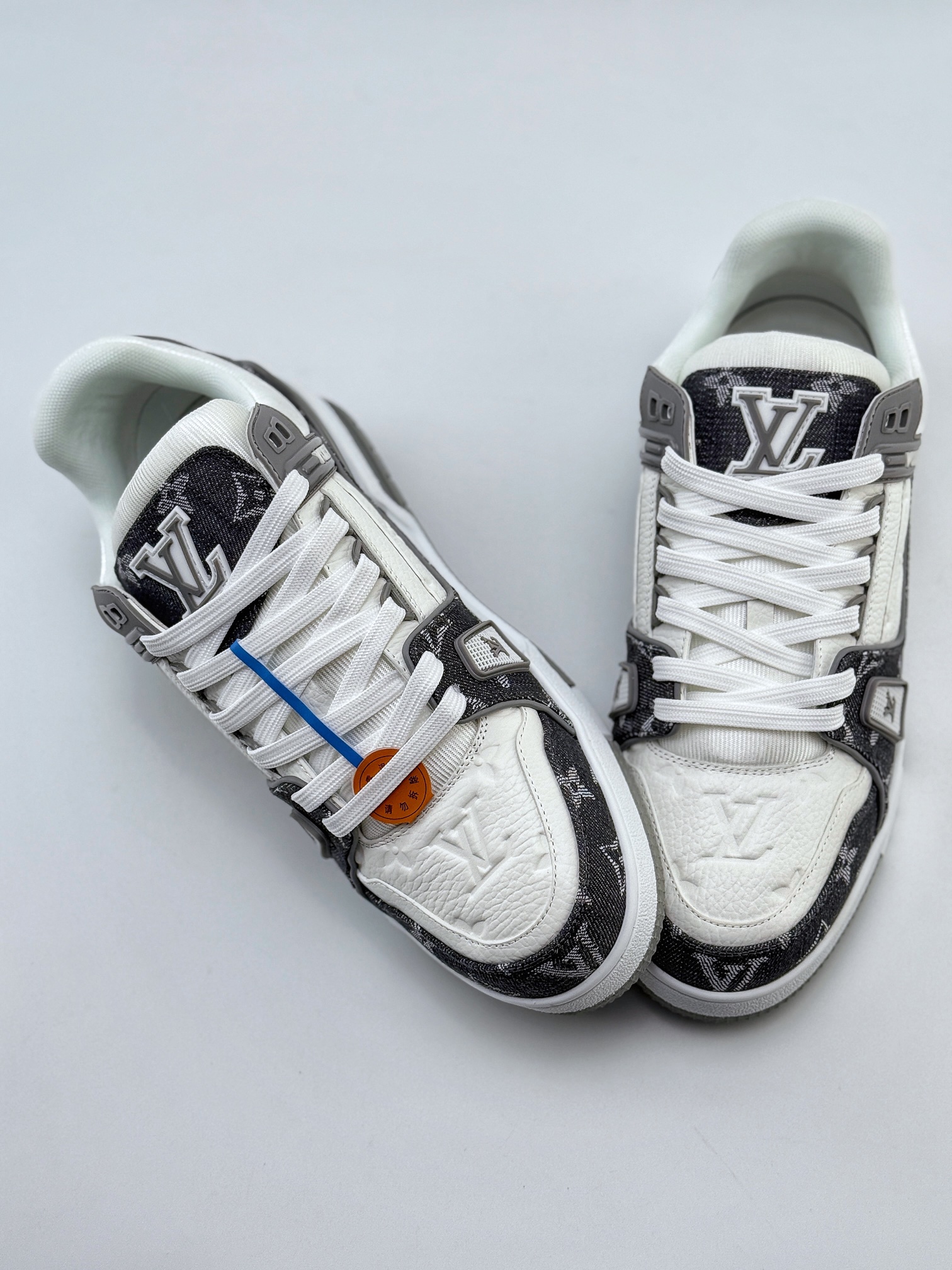 新货全新LV路易威登 Louis Vuitton Trainer Sneaker Low LOUIS VUITTON Trainer LV 路易威登休闲运动文化百搭篮球板鞋