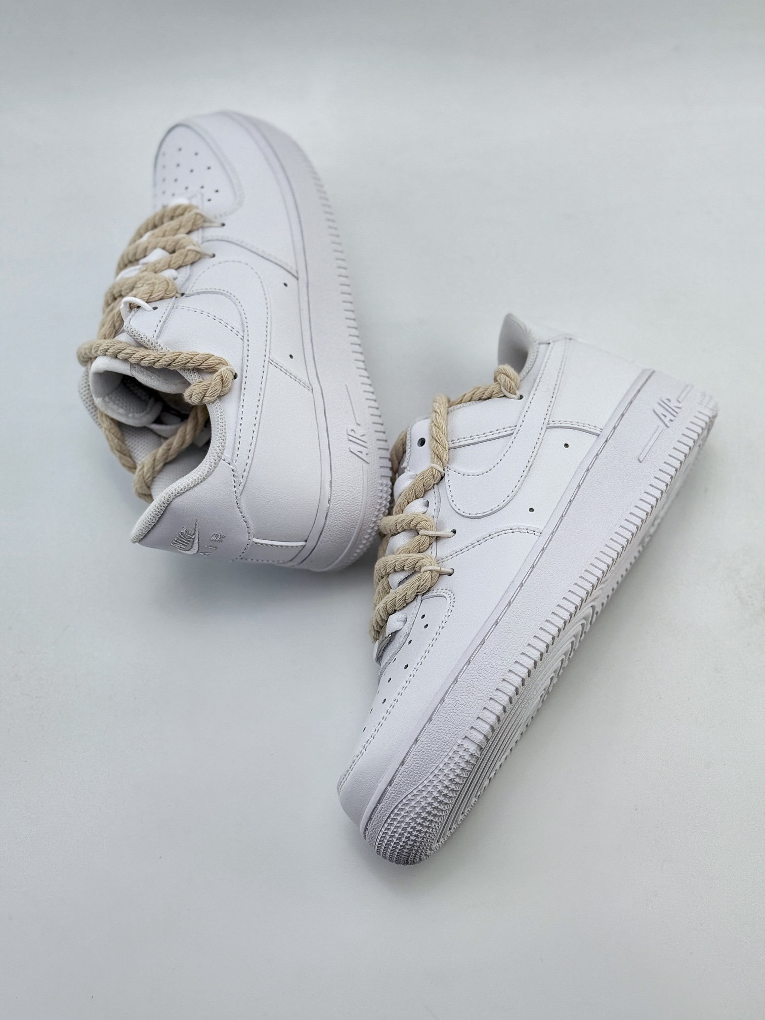 Nike Air Force 1 Low 07 纯白麻绳绑带 CW2288-046