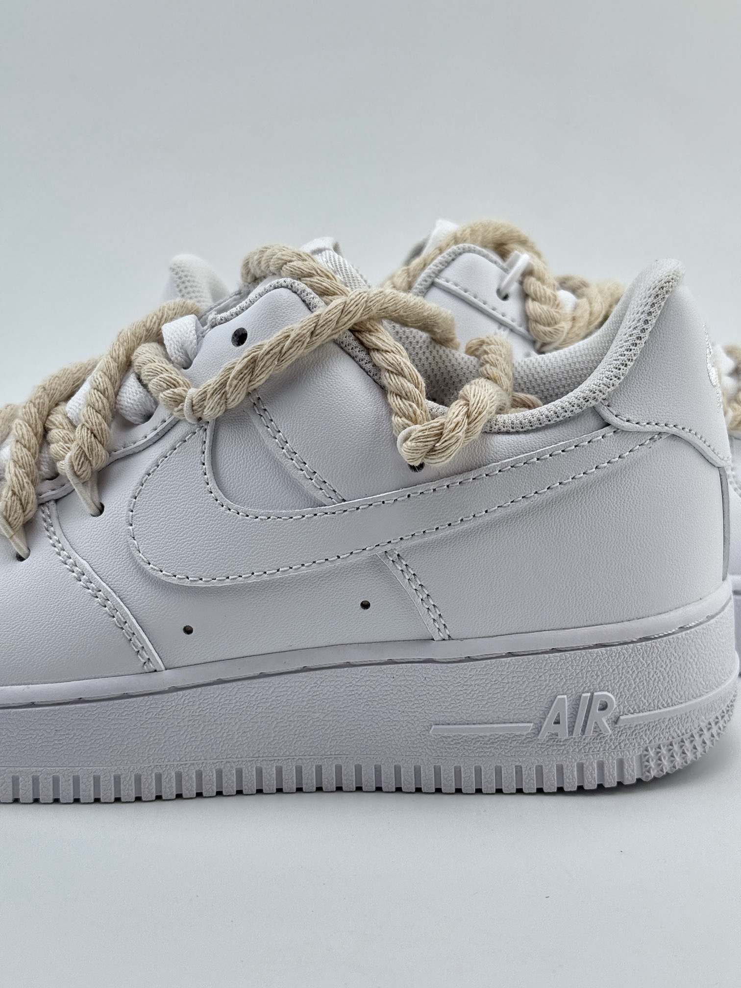 Nike Air Force 1 Low 07 纯白麻绳绑带 CW2288-046