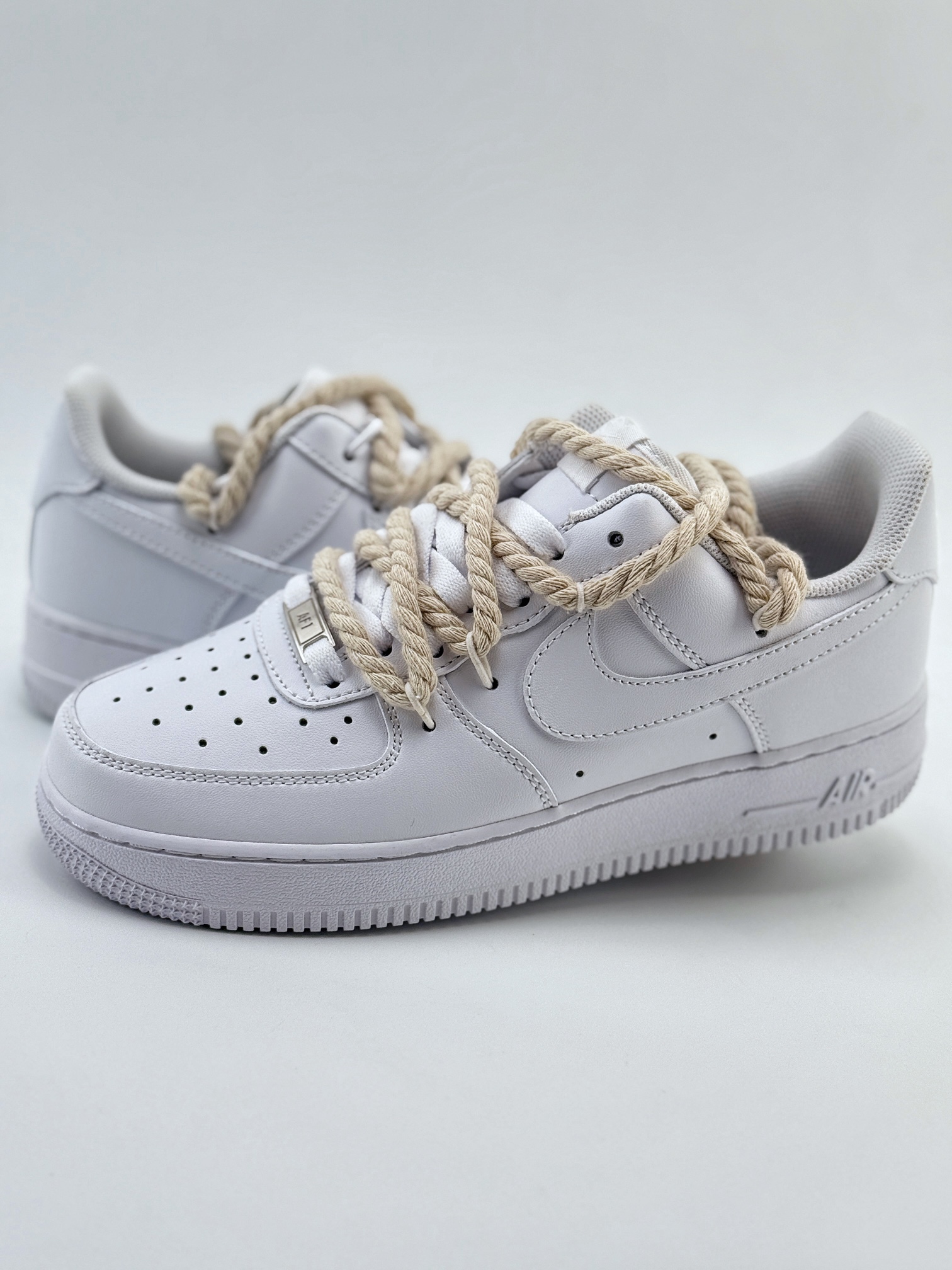 Nike Air Force 1 Low 07 纯白麻绳绑带 CW2288-046