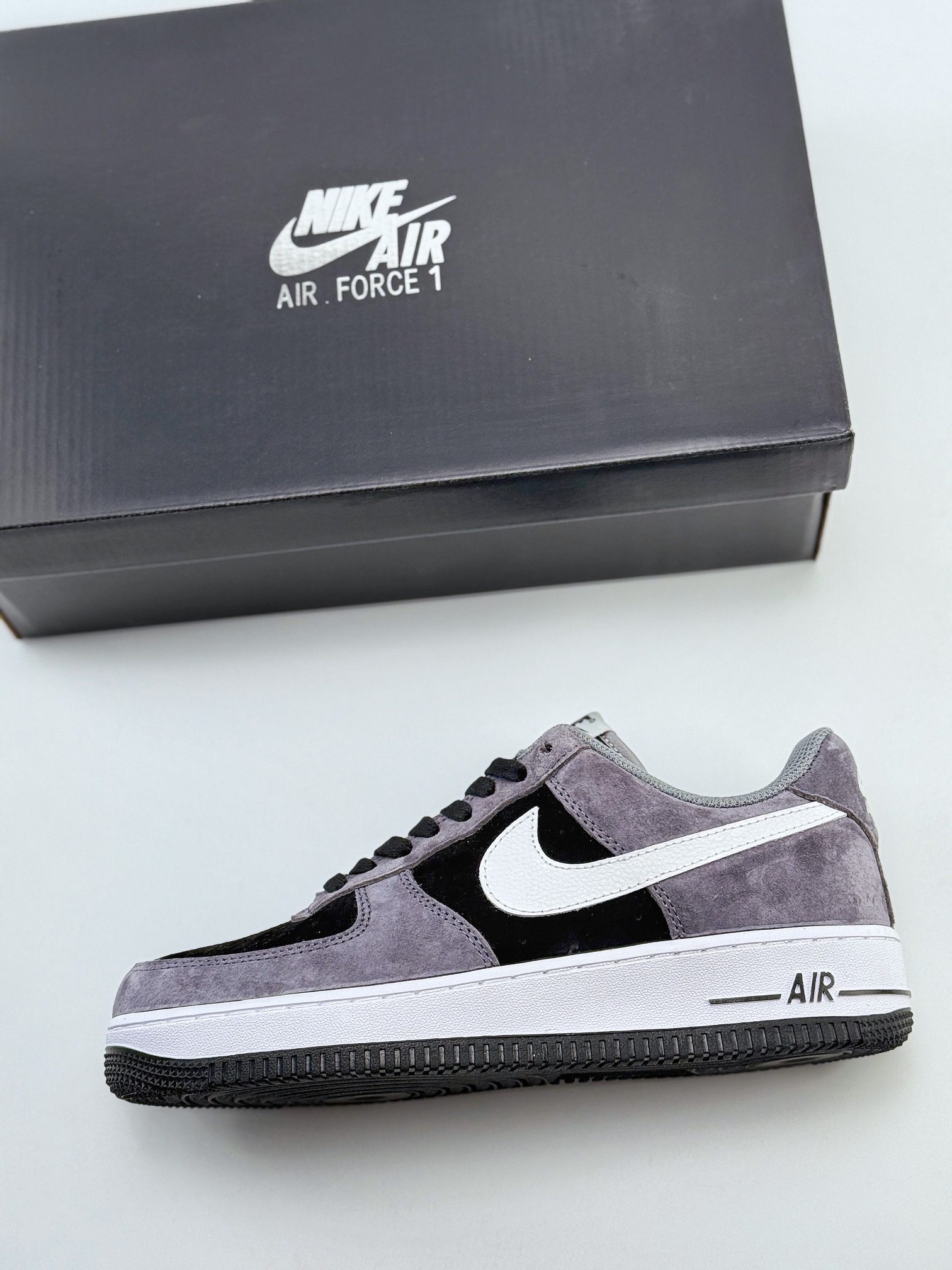 Nike Air Force 1 Low 07 黑灰翻毛 NT9966-336