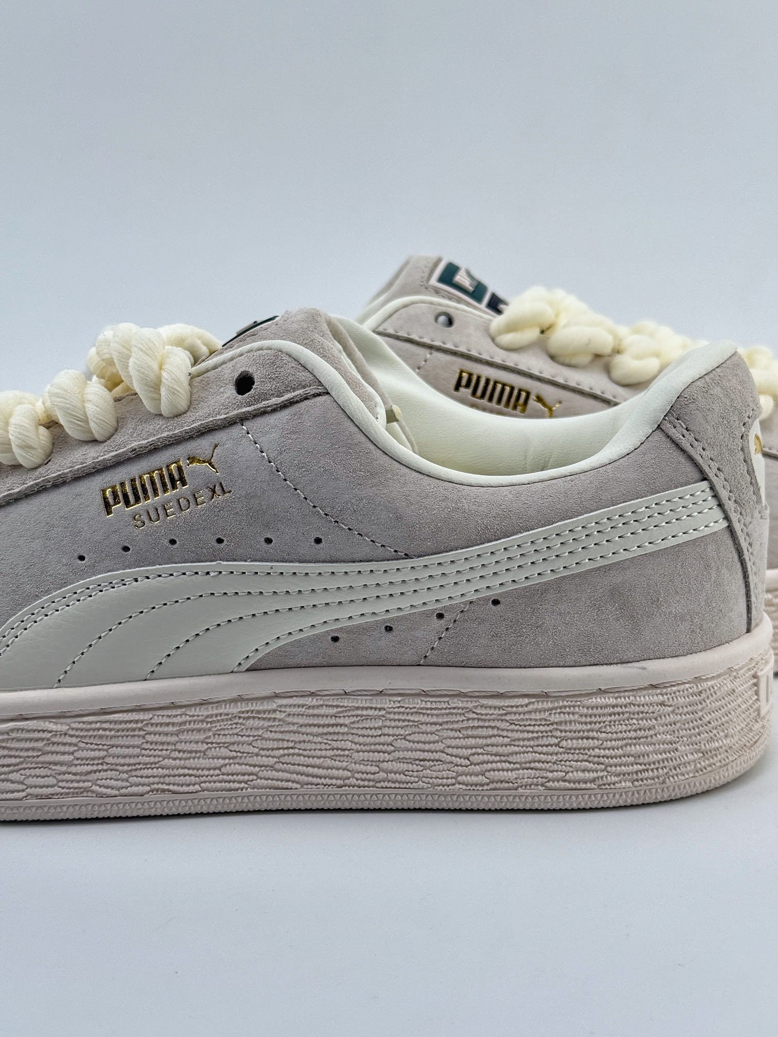 PUMA Suede XL 百搭单品 厚鞋舌轻便防滑低帮板鞋 398708-01