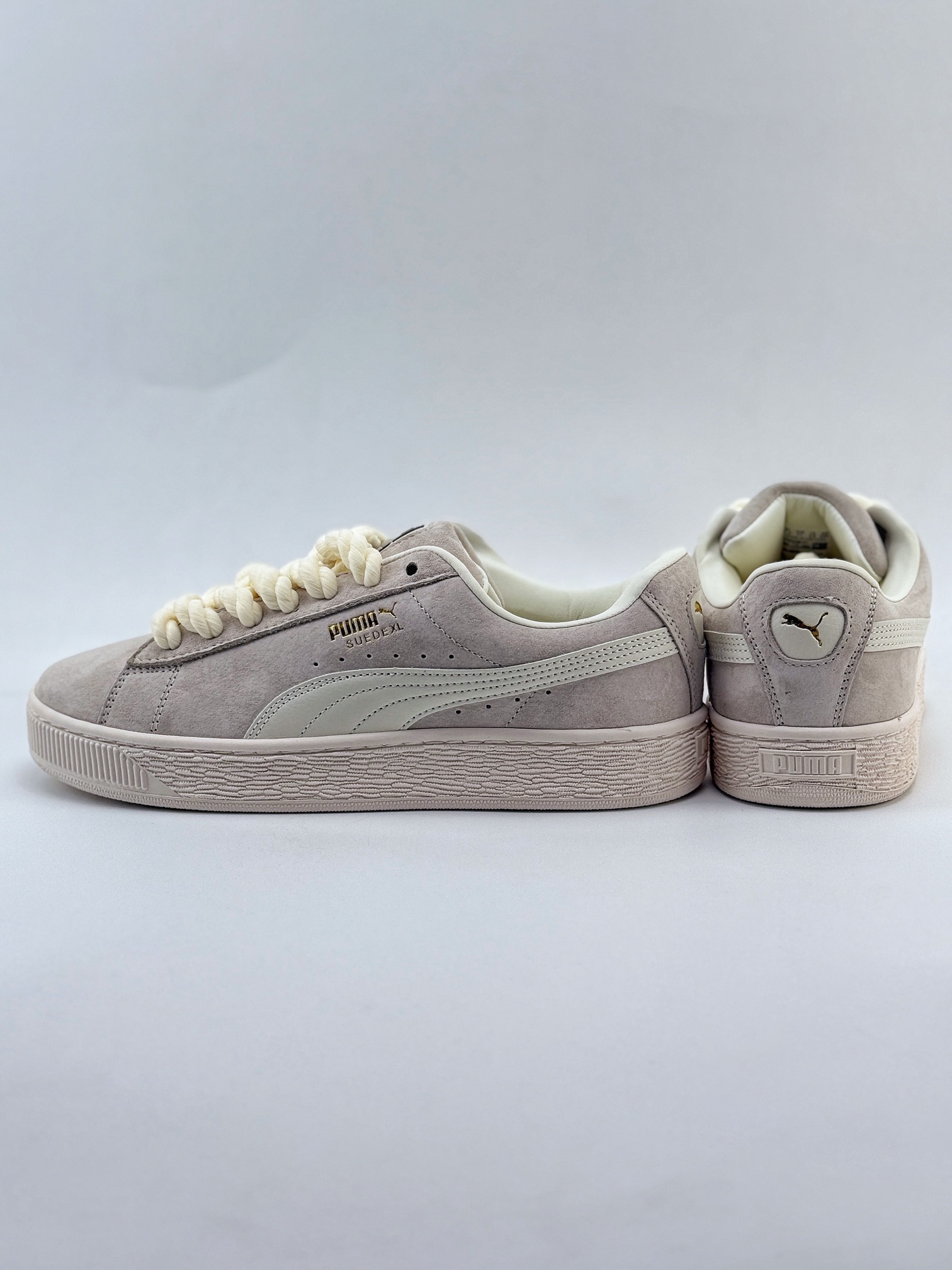 PUMA Suede XL 百搭单品 厚鞋舌轻便防滑低帮板鞋 398708-01