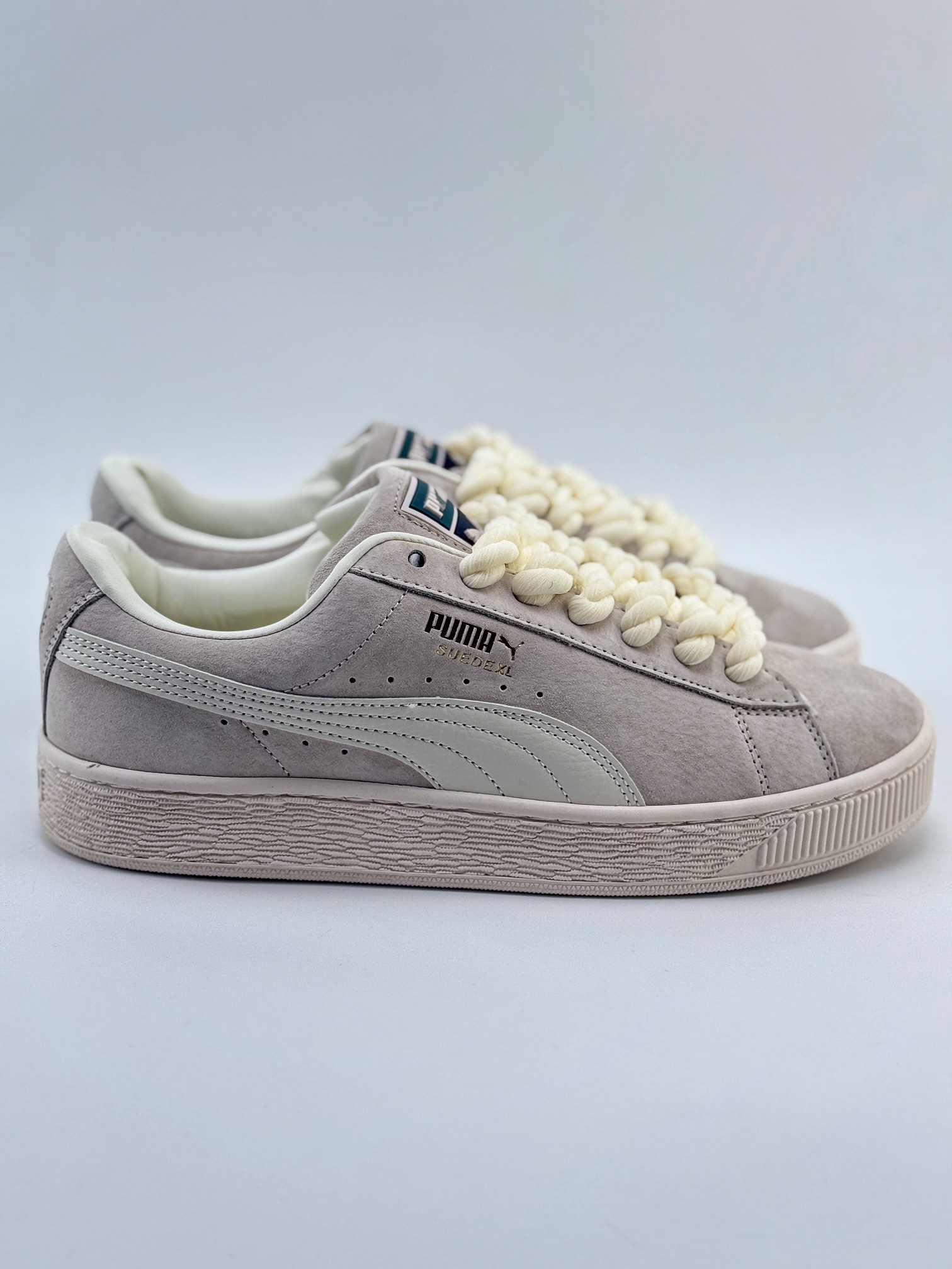 PUMA Suede XL 百搭单品 厚鞋舌轻便防滑低帮板鞋 398708-01