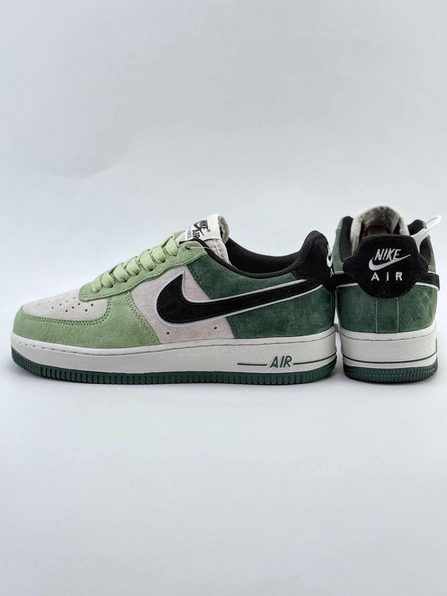 Nike Air Force 1 Low 07 路飞 灰绿黑翻毛  LF8989-333