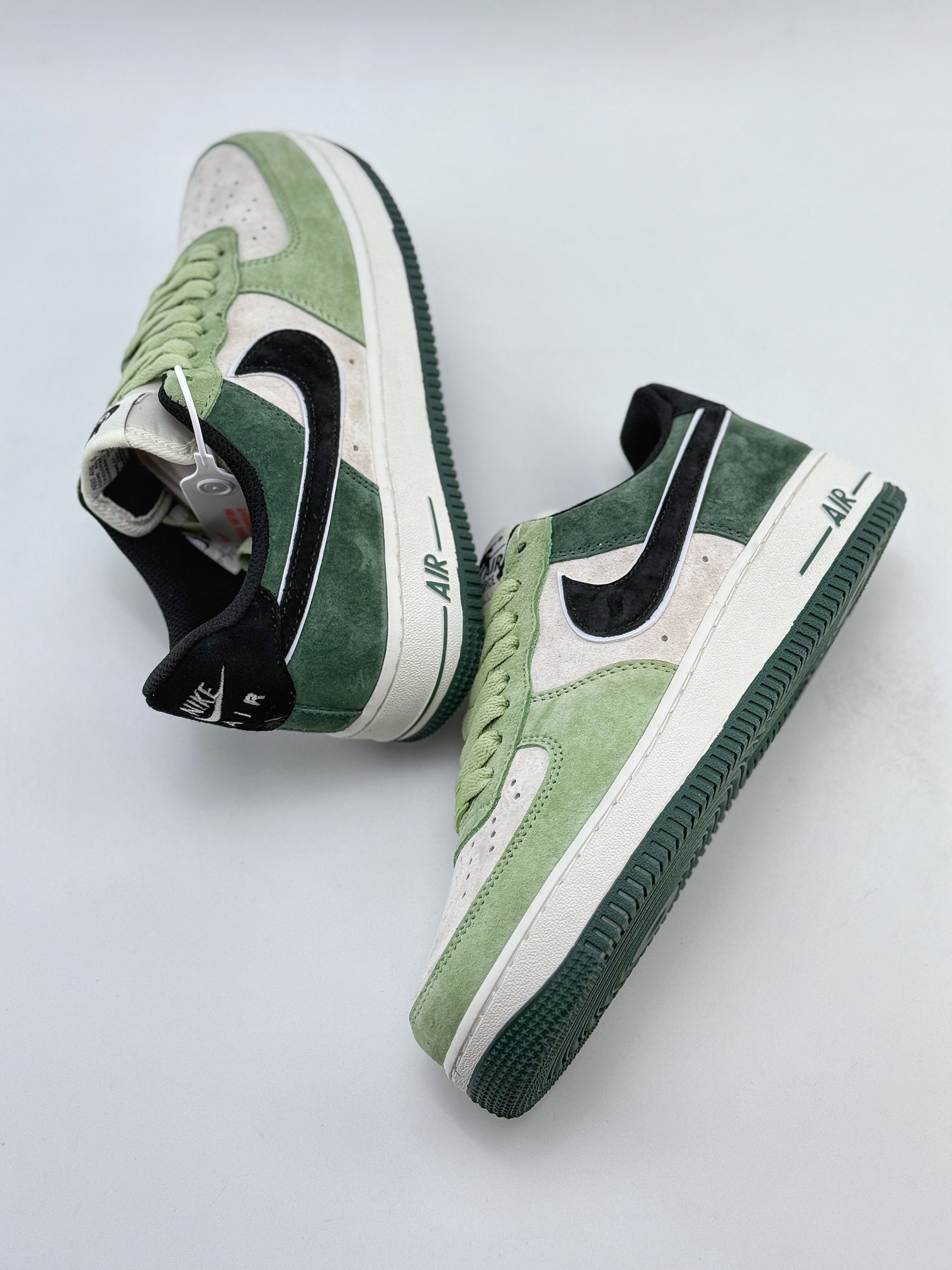 Nike Air Force 1 Low 07 路飞 灰绿黑翻毛  LF8989-333