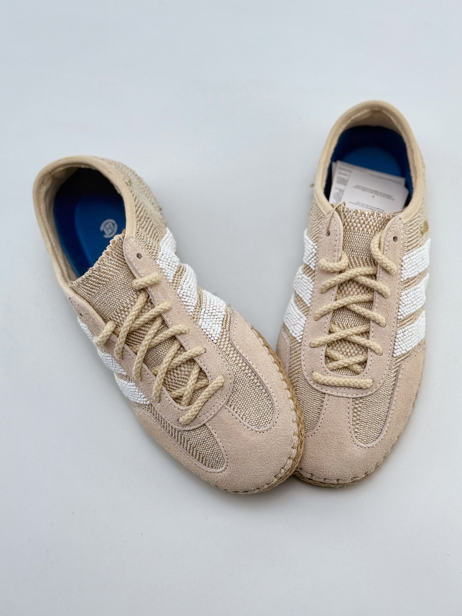 adidas Originals Gazelle x CLOT ”HALO IVORY” 米色 三叶草休闲防滑耐磨低帮板鞋  IH3144