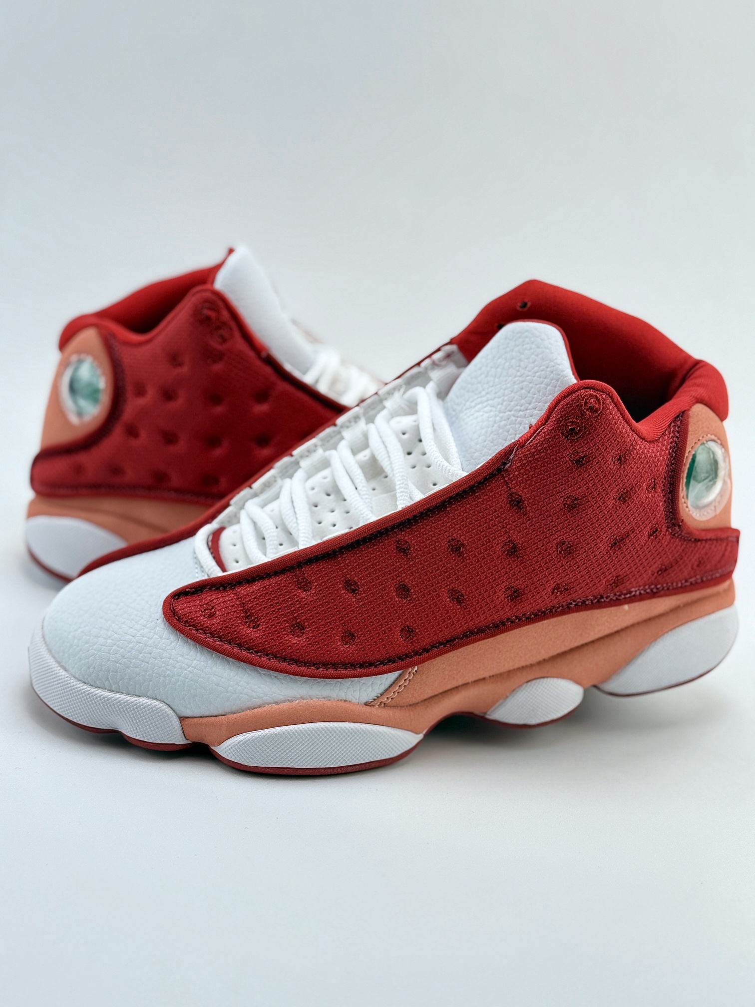 CX专供 毒版公司货 【乔13】 Air Jordan 13 Retro "Dune Rde" 橙白 最高工艺复刻 原装无色差修正 #原楦原纸板开发 纯正十三代版型 #原底真实气垫 回弹反馈充足 完美鞋楦打造 市面最高工艺 官方货号: DJ5982 601GJ