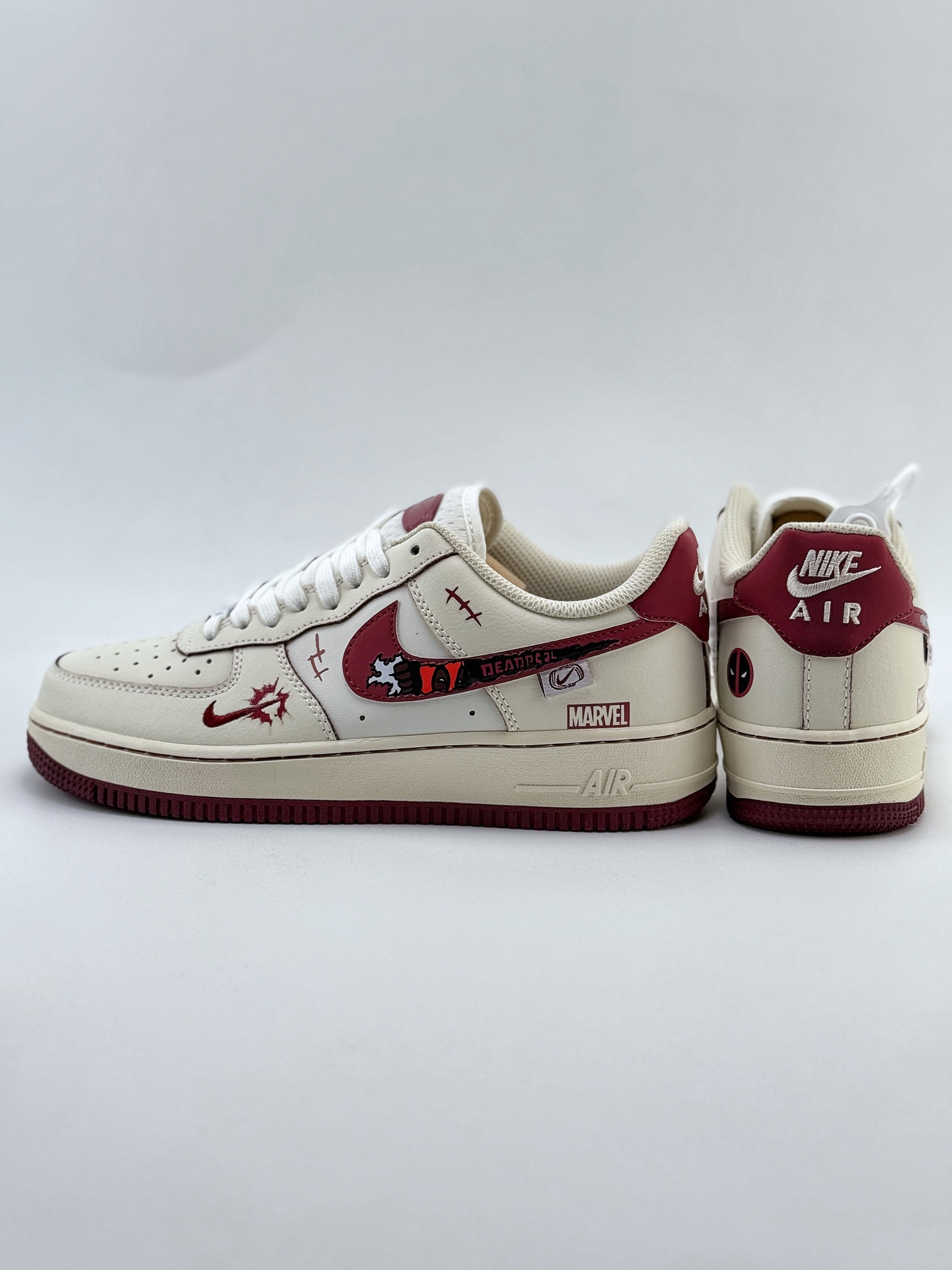 Nike Air Force 1 Low 07 死侍涂鸦 米红小钩  FB1839-512