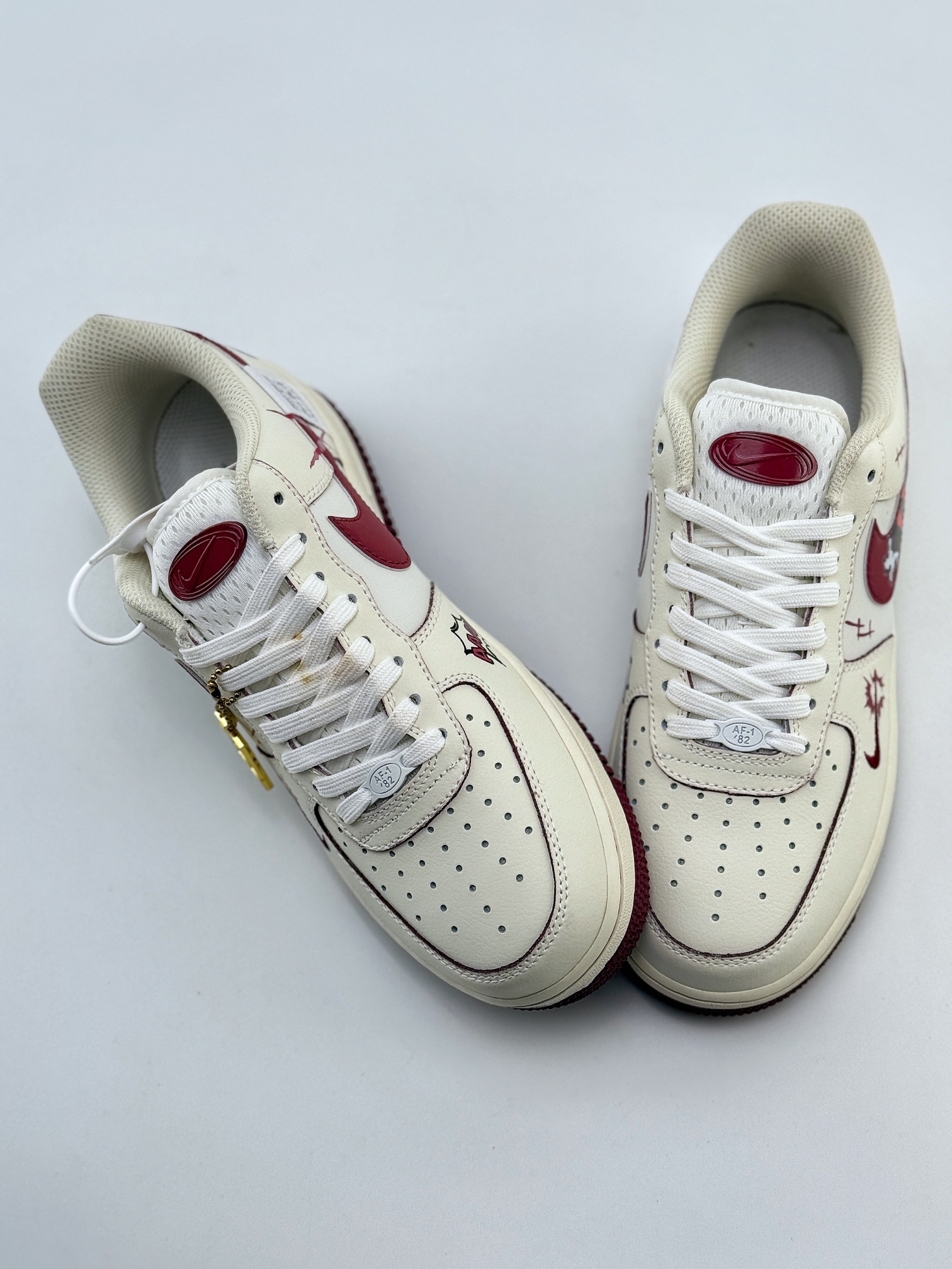 Nike Air Force 1 Low 07 死侍涂鸦 米红小钩  FB1839-512