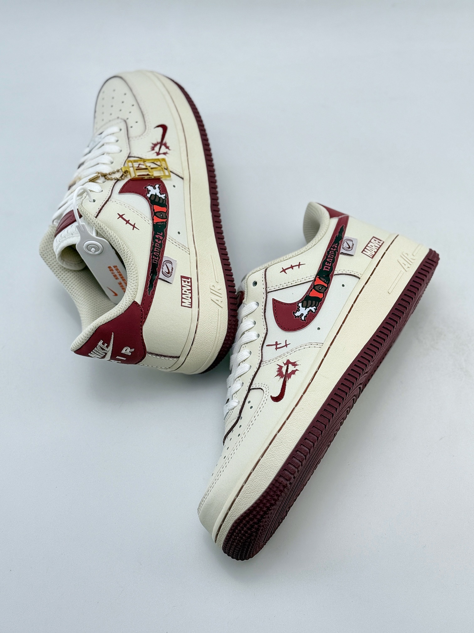 Nike Air Force 1 Low 07 死侍涂鸦 米红小钩  FB1839-512