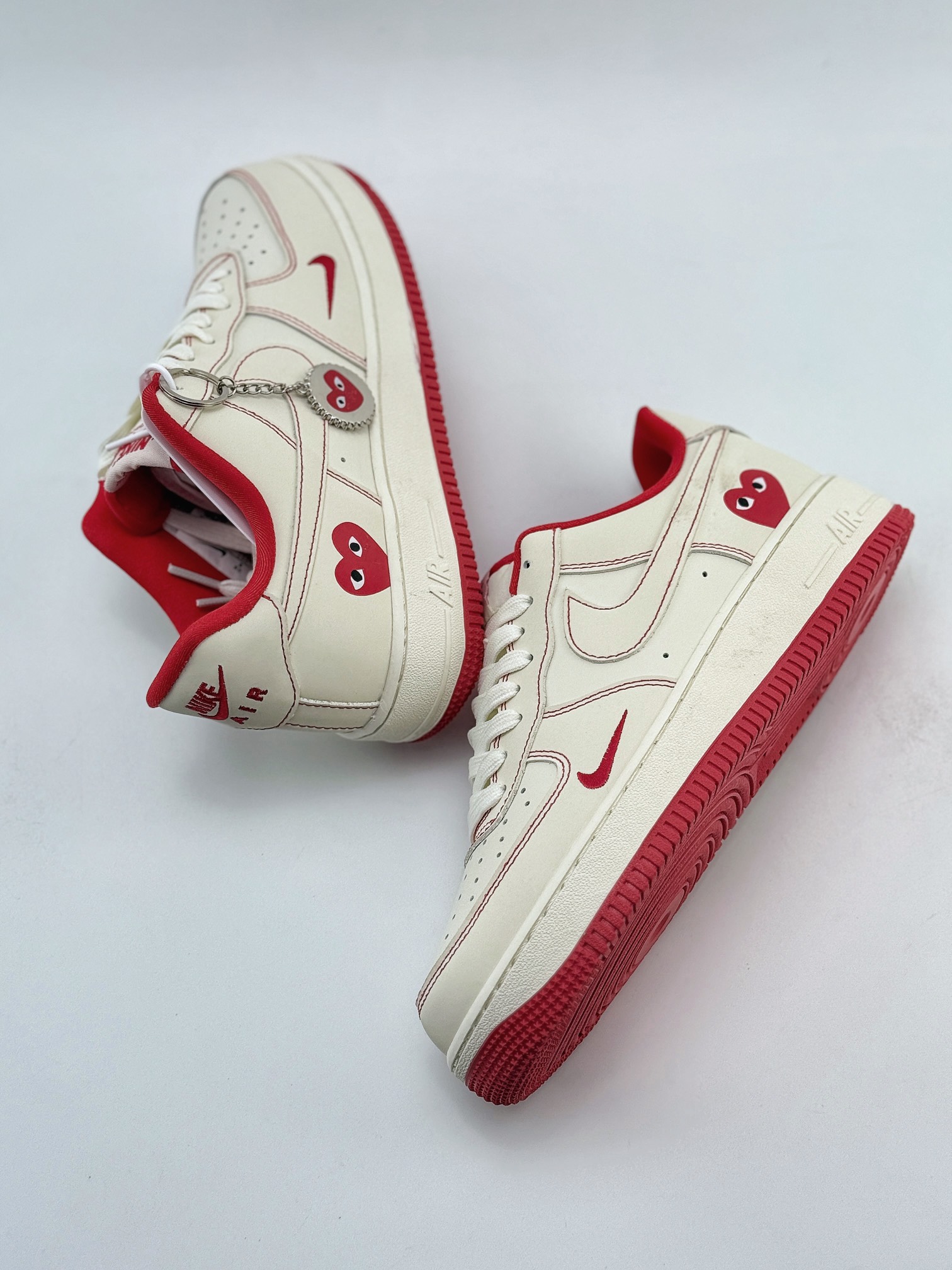 Nike Air Force 1 Low 07 x Comme des Garcons 米红小钩  KK3333-001