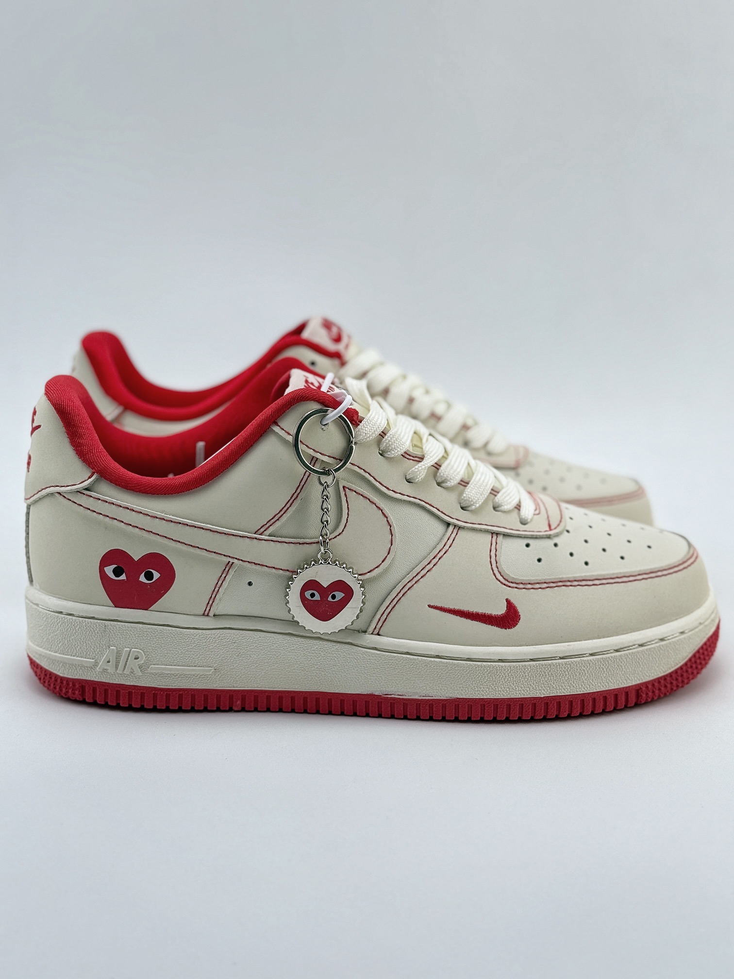 Nike Air Force 1 Low 07 x Comme des Garcons 米红小钩  KK3333-001