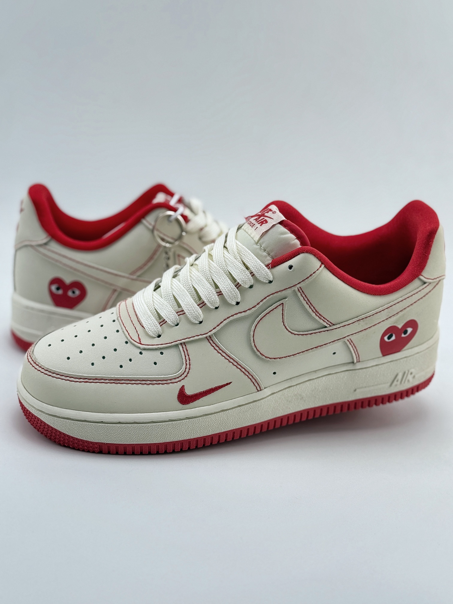 Nike Air Force 1 Low 07 x Comme des Garcons 米红小钩  KK3333-001