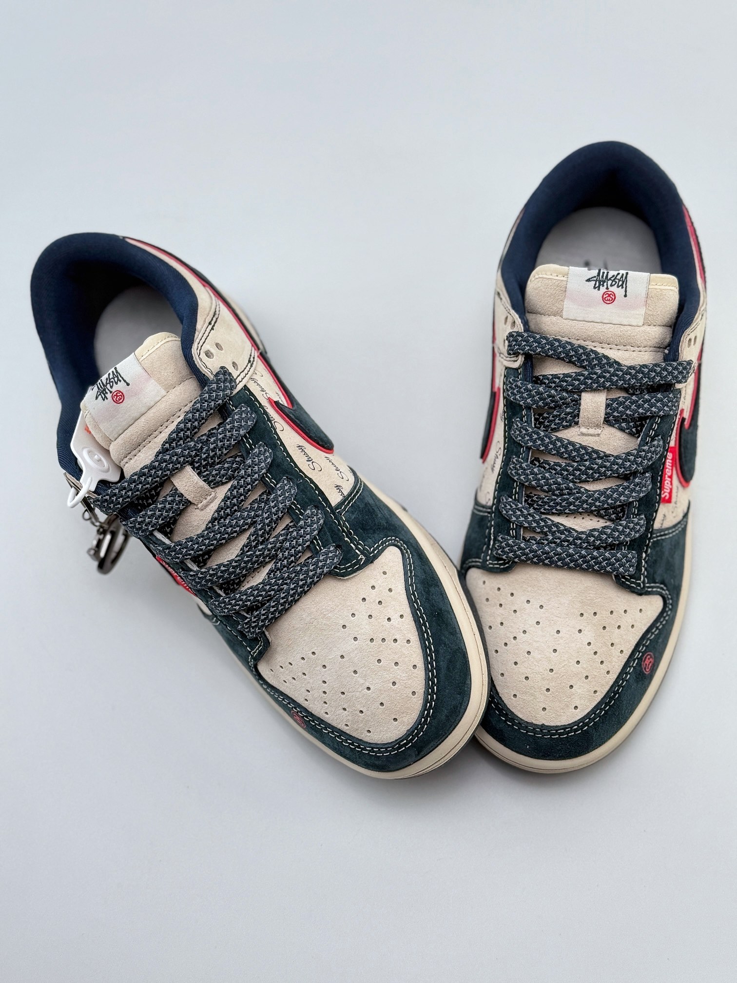 Nike SB Dunk Low x Stussy 灰深蓝满天星 DQ1098-520