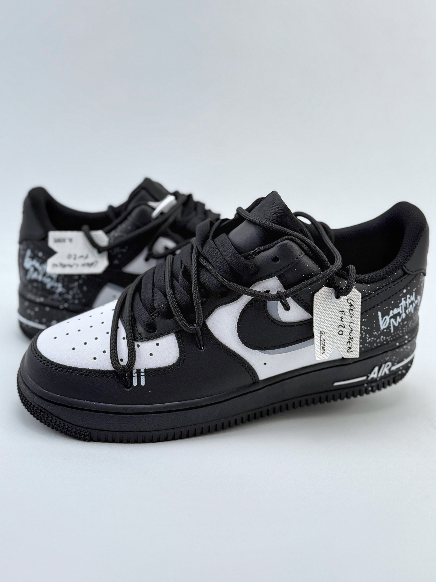 Nike Air Force 1 Low 07 GREAT WALK 雄途 白桃气泡 vibe风 黑白 ZH0316-038