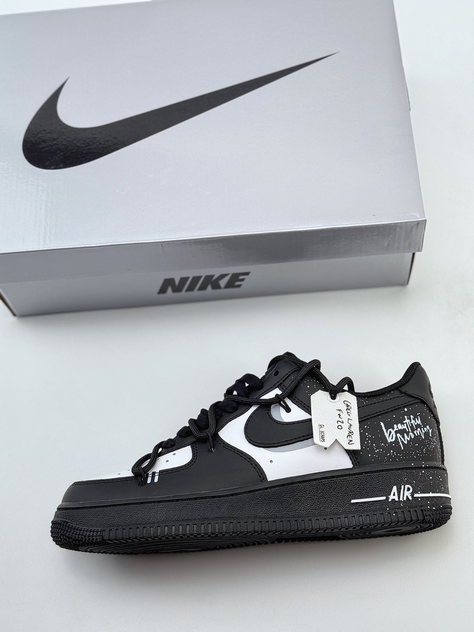 Nike Air Force 1 Low 07 GREAT WALK 雄途 白桃气泡 vibe风 黑白 ZH0316-038