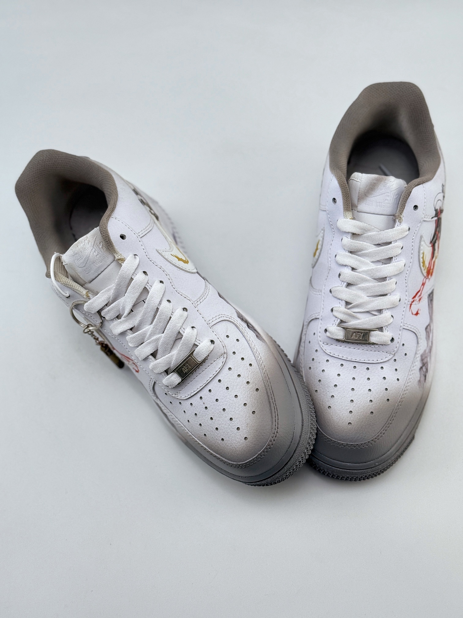 Nike Air Force 1 Low 07 黑神话悟空 白灰擦色 CR6968-056