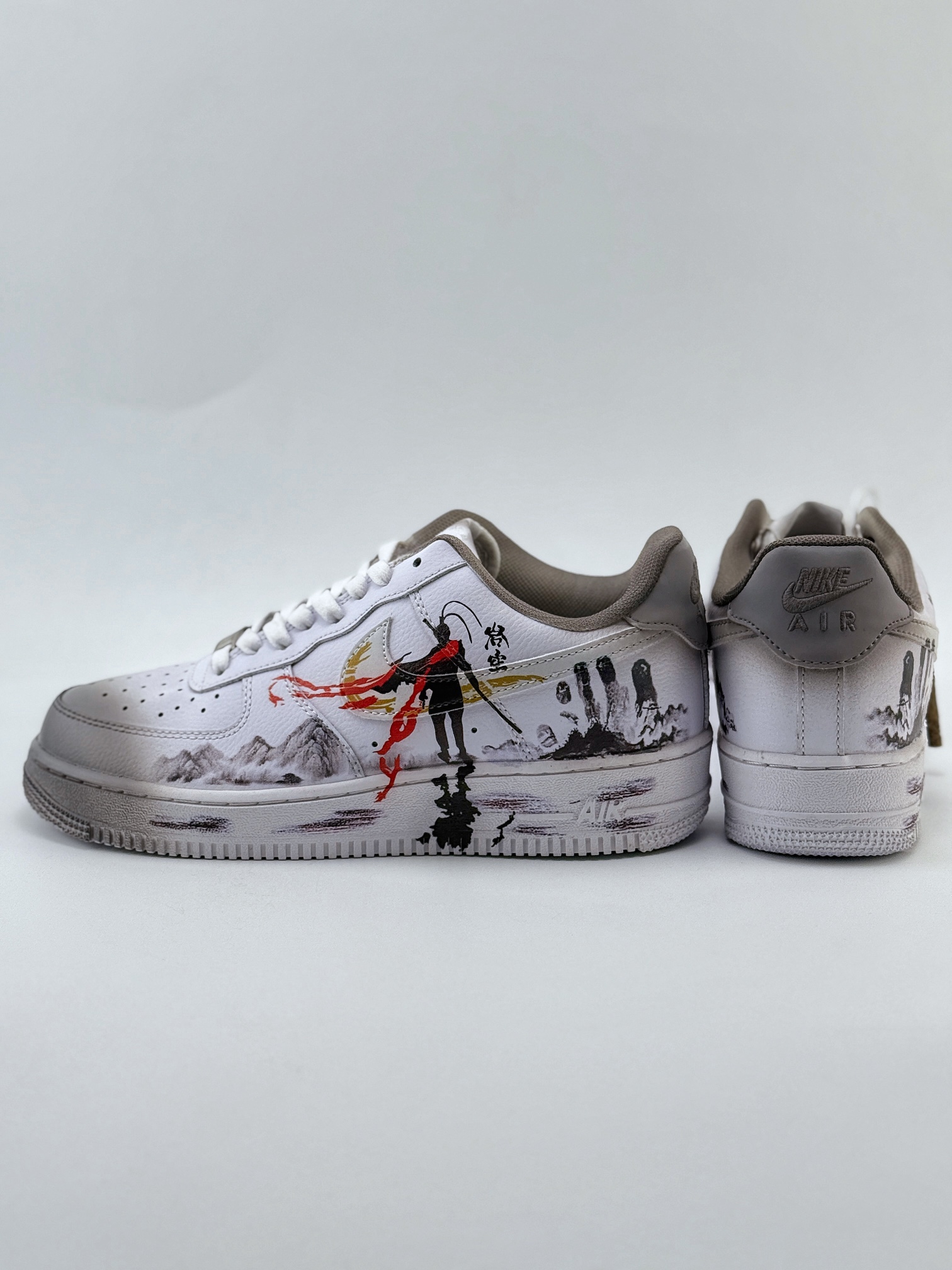 Nike Air Force 1 Low 07 黑神话悟空 白灰擦色 CR6968-056