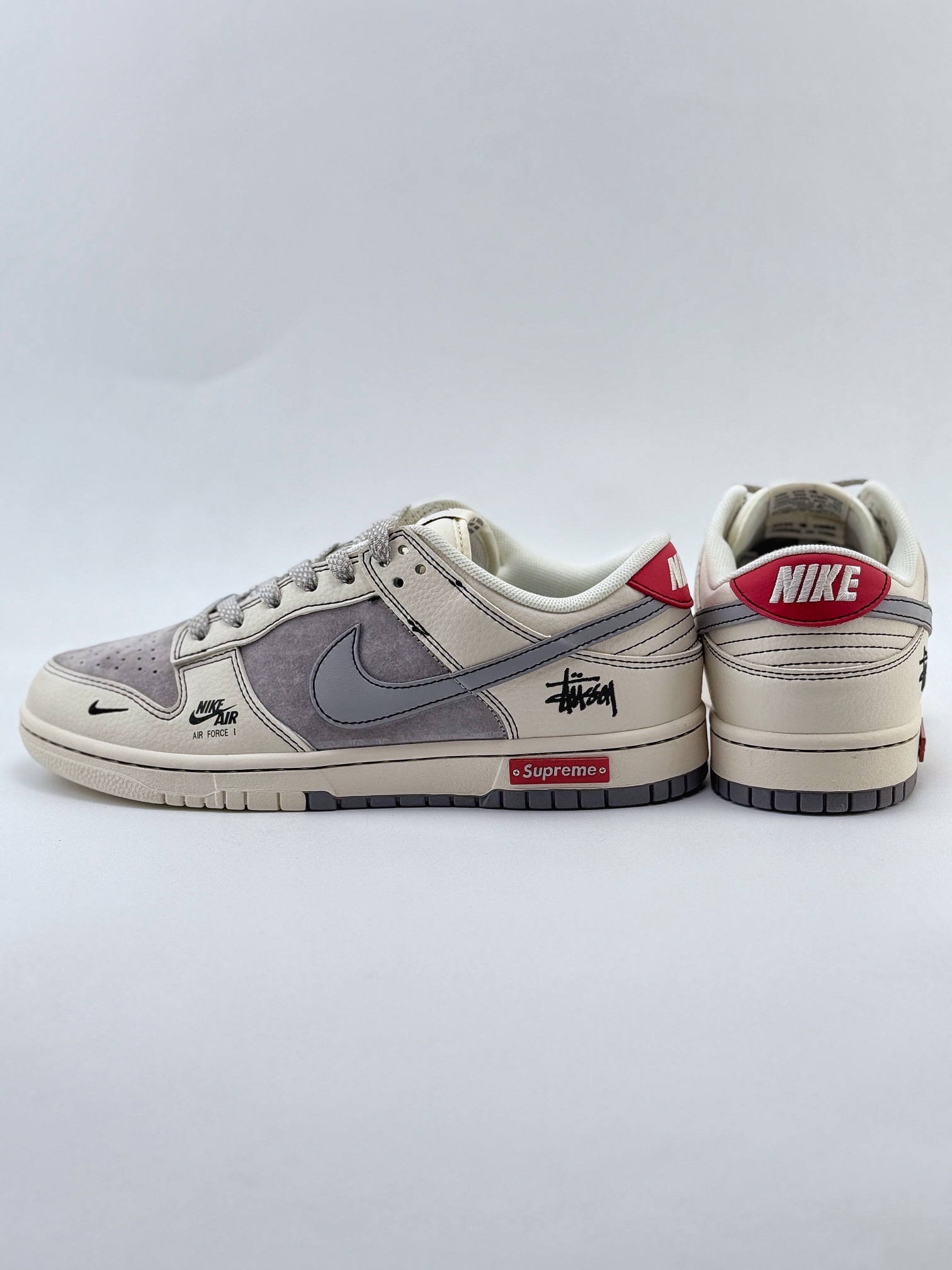 Nike SB Dunk Low x Stussy 米白灰满天星 SJ2068-302