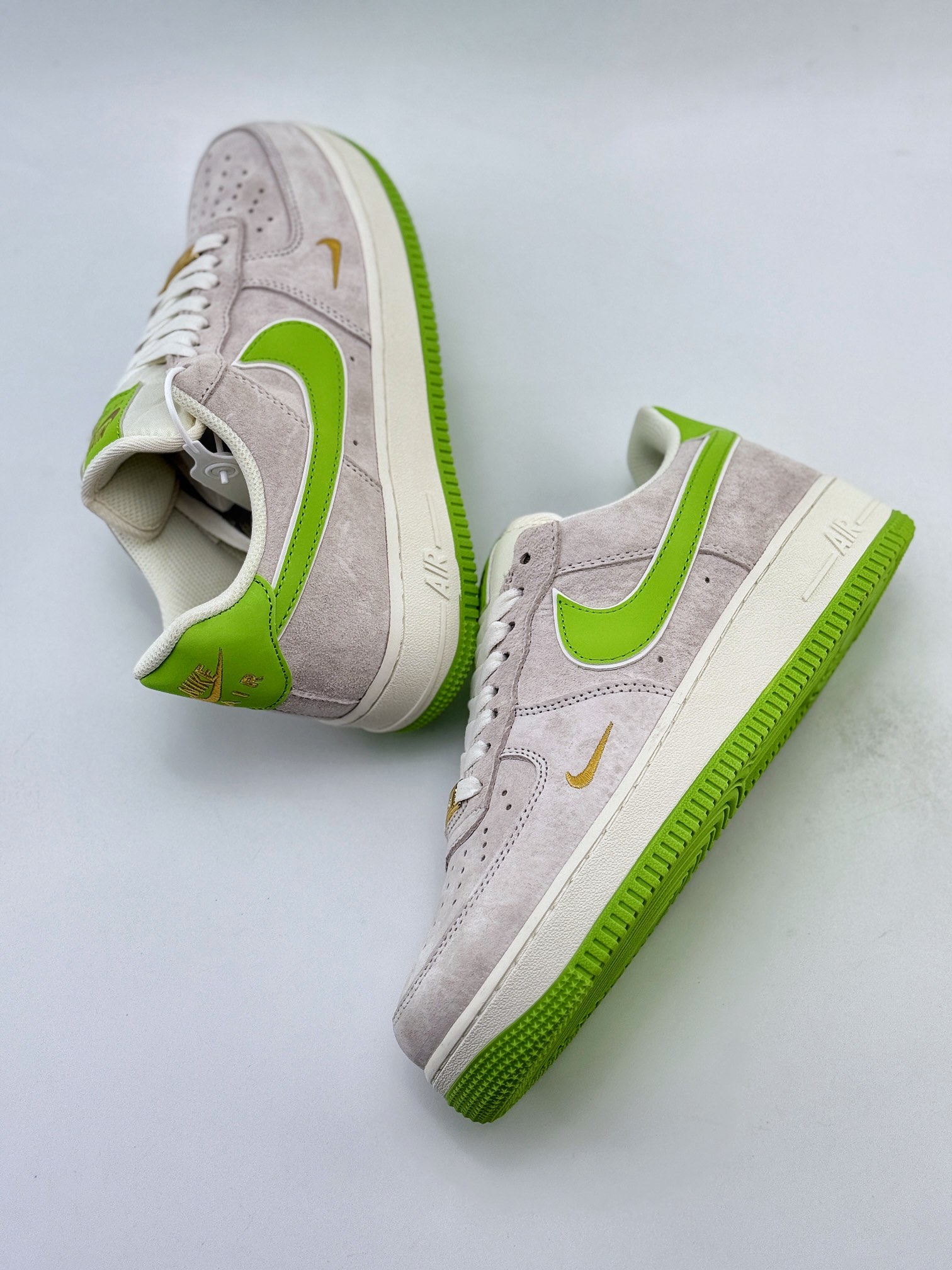 Nike Air Force 1 Low 07 麂皮灰绿 KK5626-320