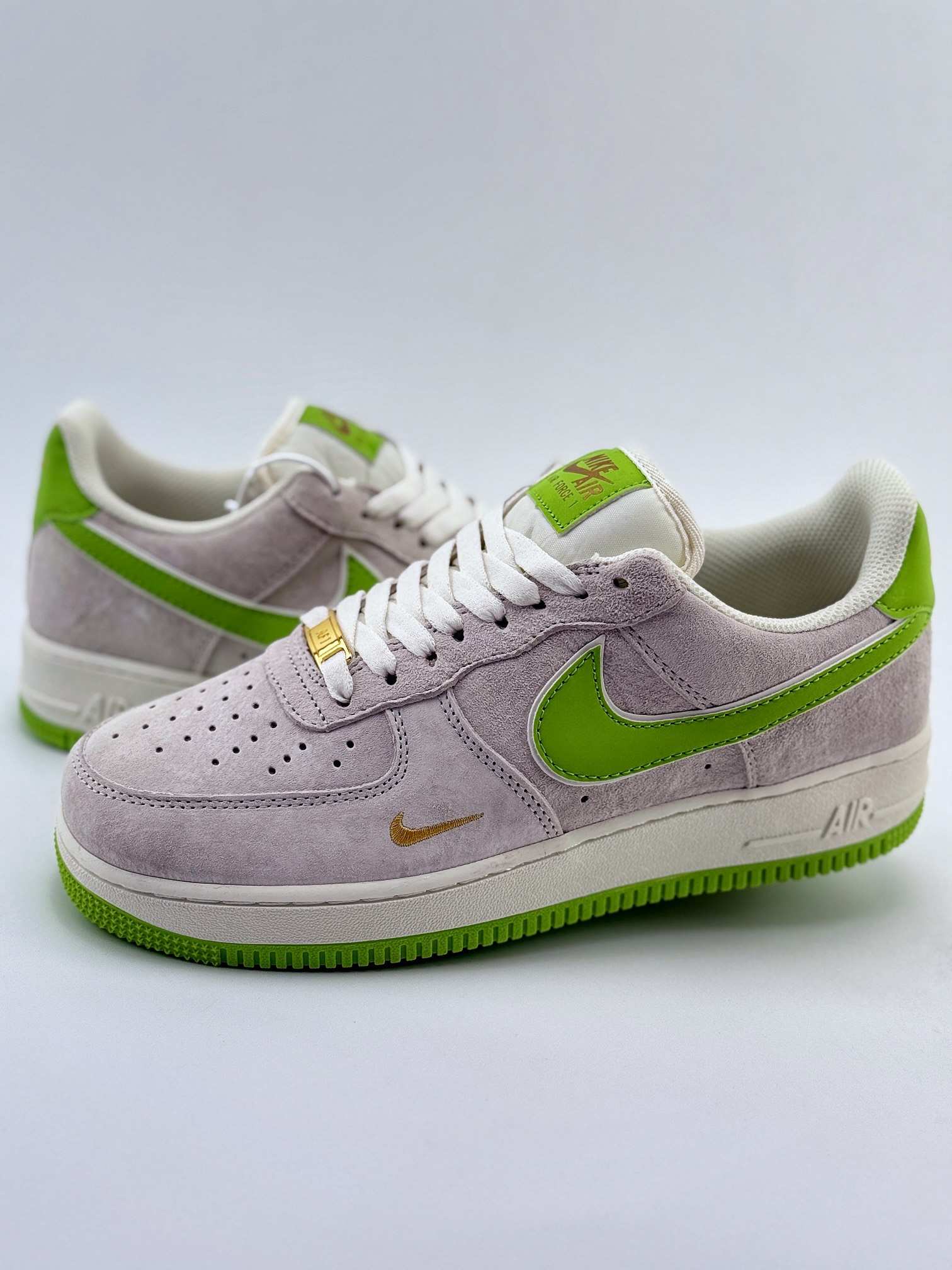 Nike Air Force 1 Low 07 麂皮灰绿 KK5626-320