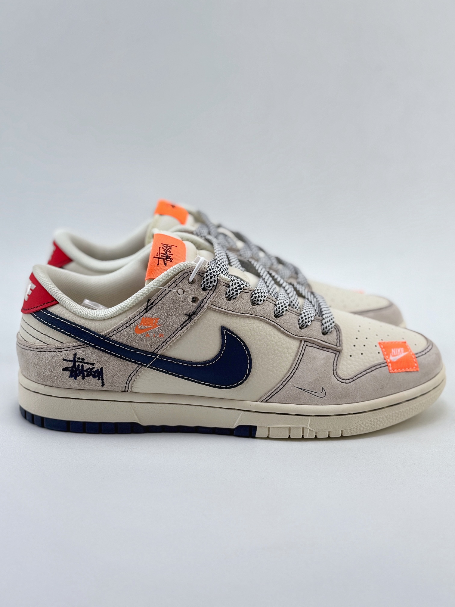 Nike SB Dunk Low x Stussy 米蓝橙小标满天星 MM1089-025