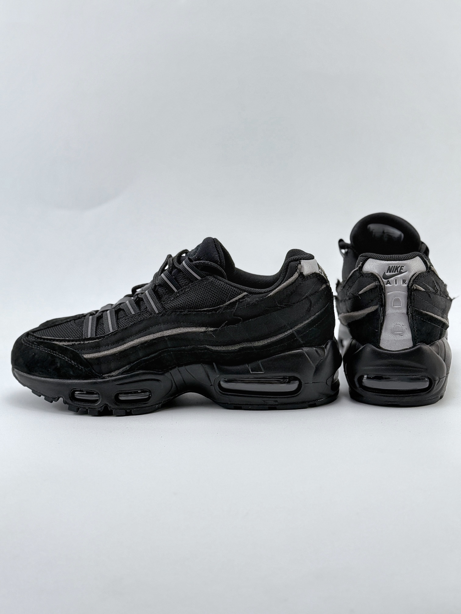 渠道订单NK Air Max 95 x CDG 纯黑 CU8406-001