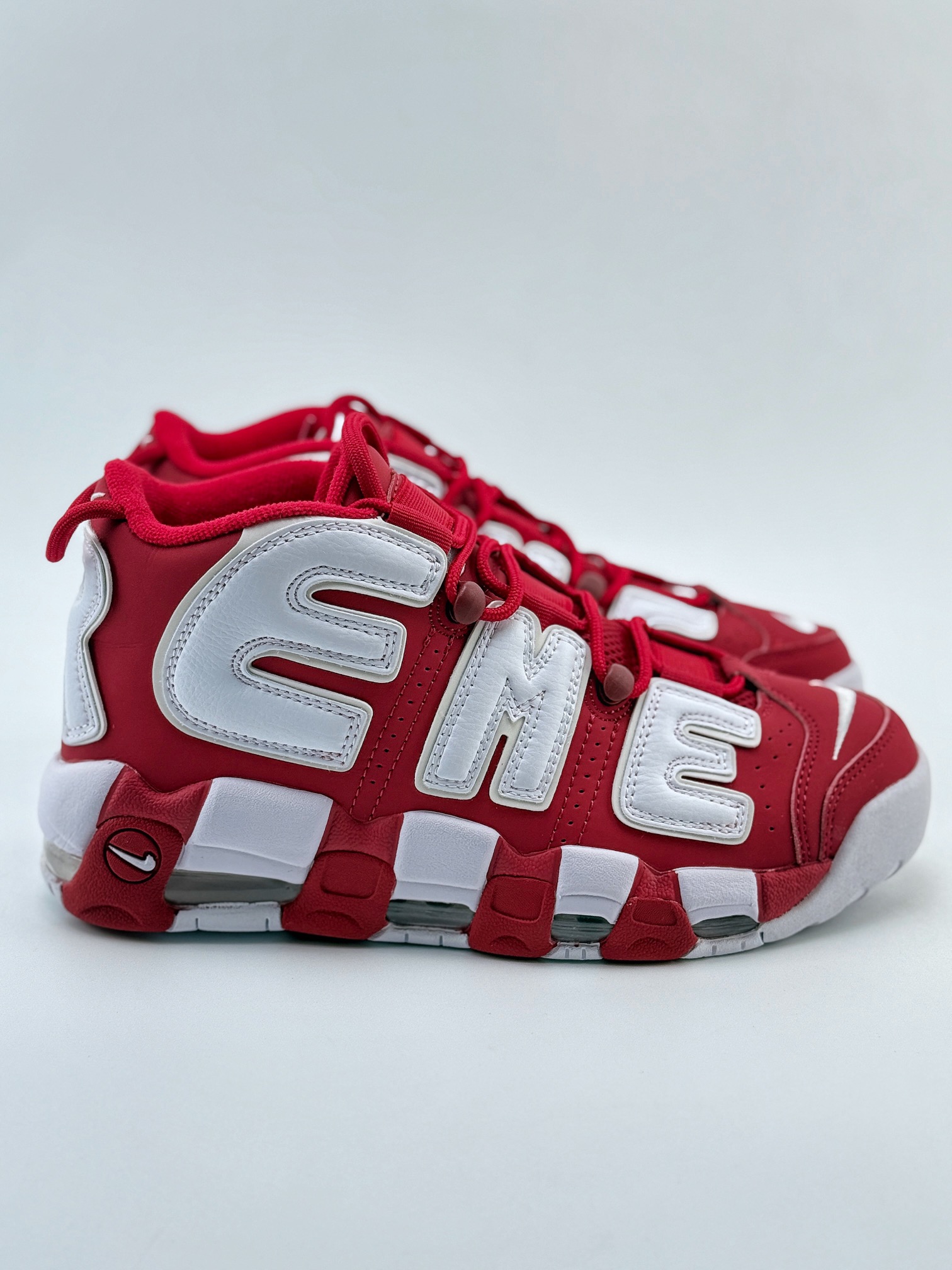 Air More Uptempo x Supreme red 红白 902290-600