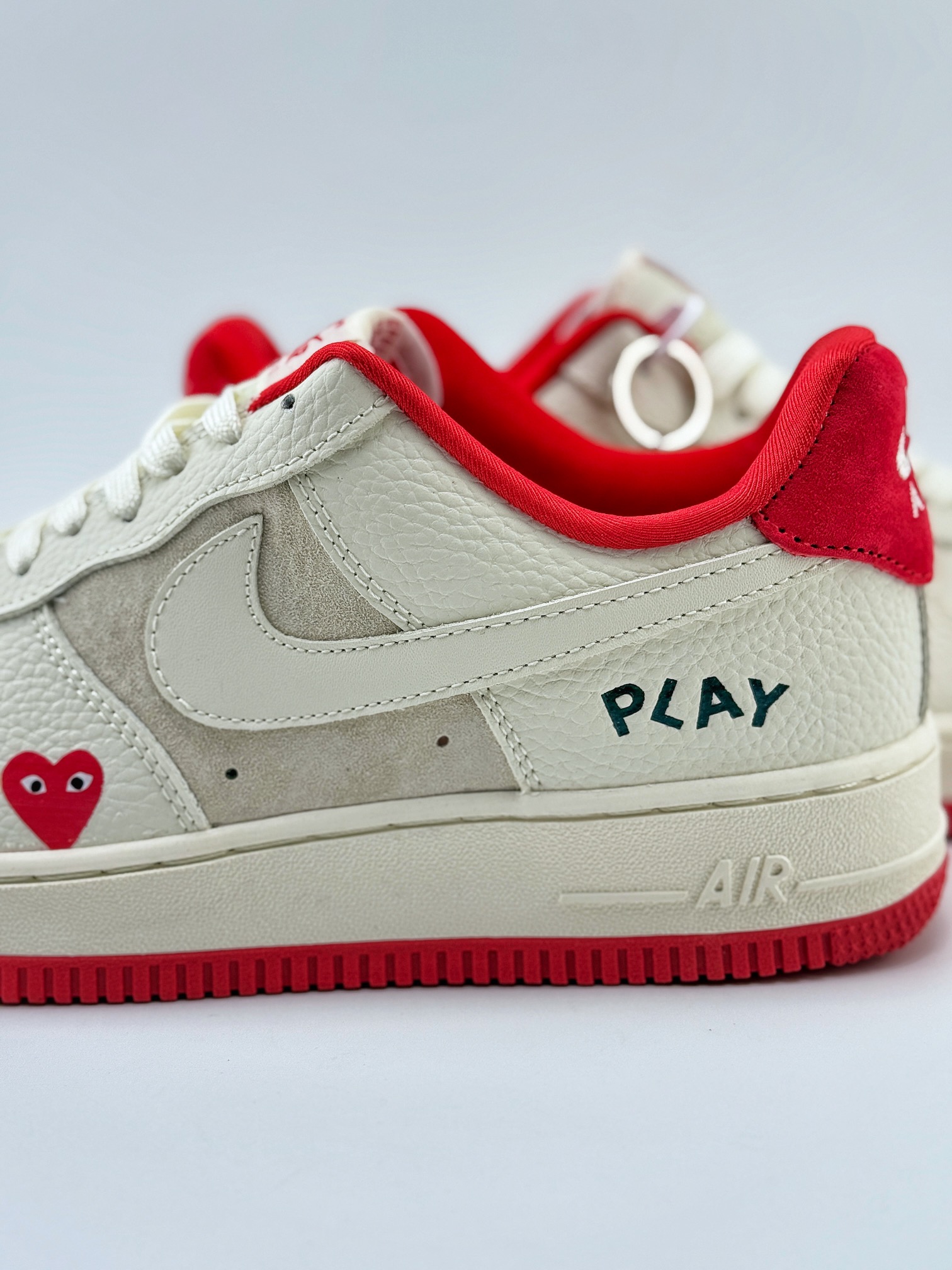 Nike Air Force 1 Low 07 x Comme des Garcons 米白红 KK3333-003