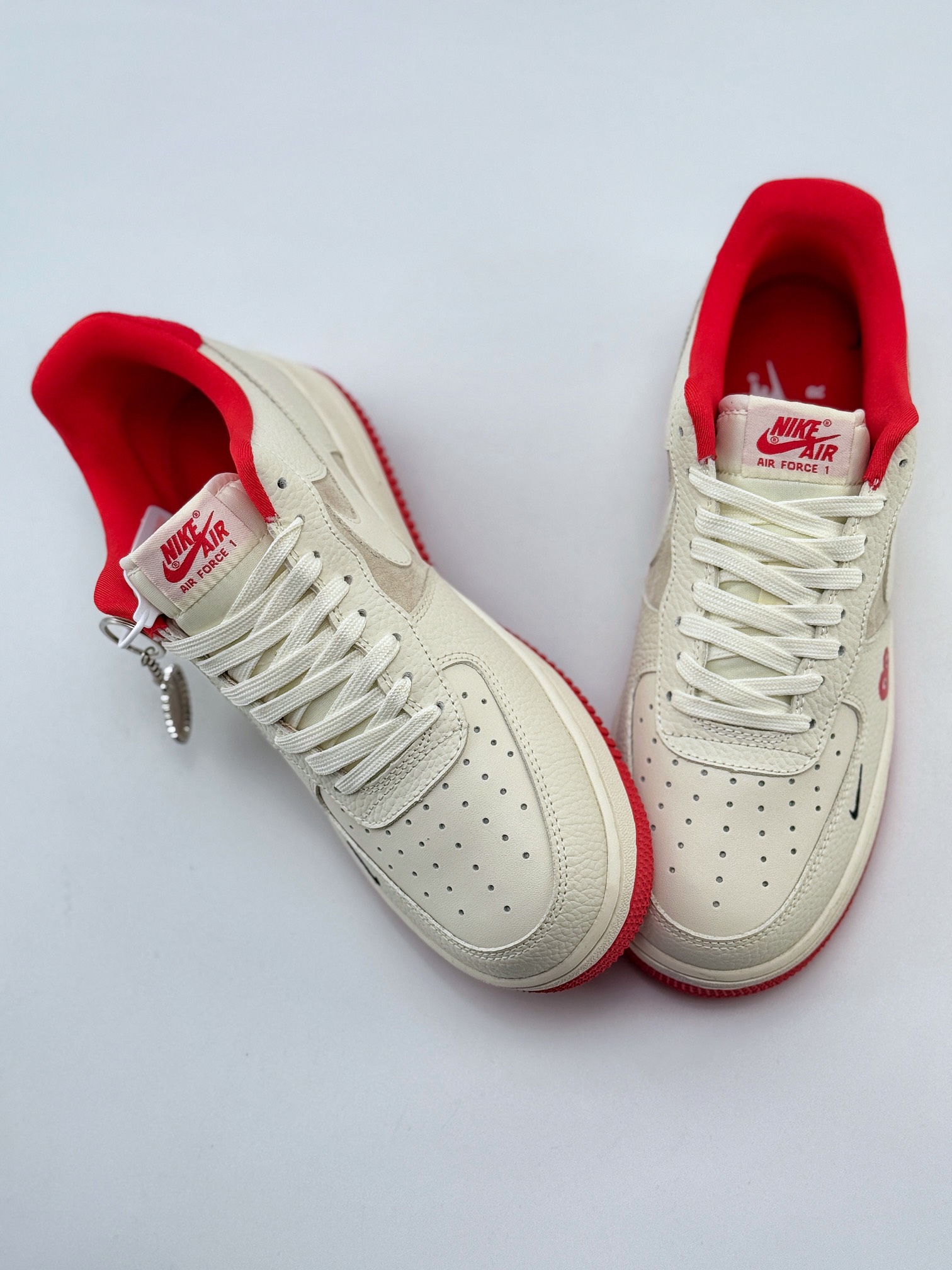 Nike Air Force 1 Low 07 x Comme des Garcons 米白红 KK3333-003