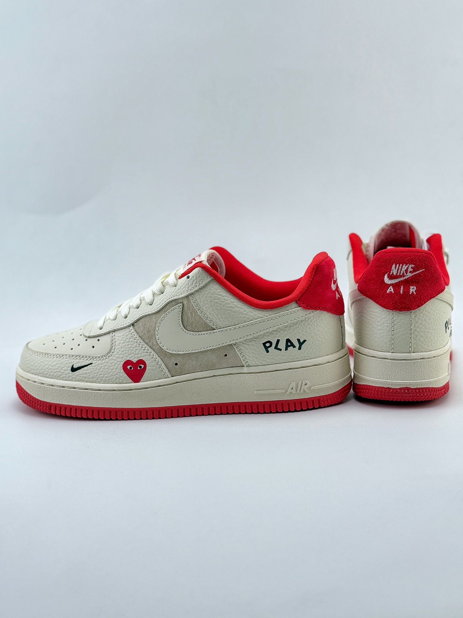 Nike Air Force 1 Low 07 x Comme des Garcons 米白红 KK3333-003