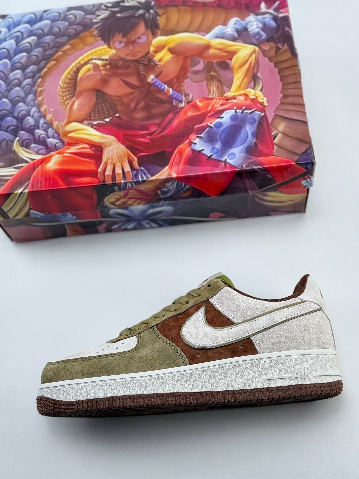 Nike Air Force 1 Low 07 路飞 白绿棕 LF8989-999