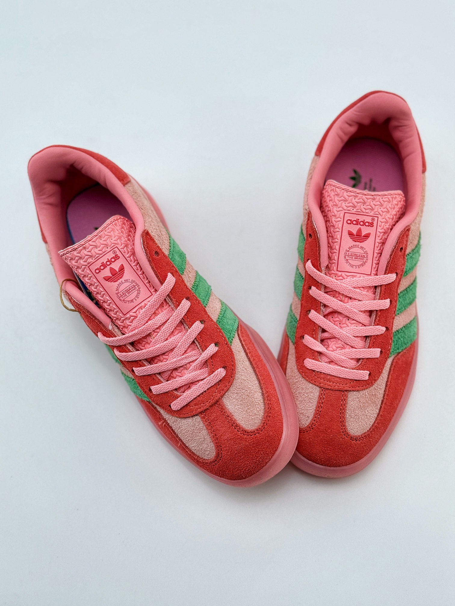 adidas Originals Gazelle INdoor 粉 三叶草休闲防滑耐磨低帮板鞋 IG6782