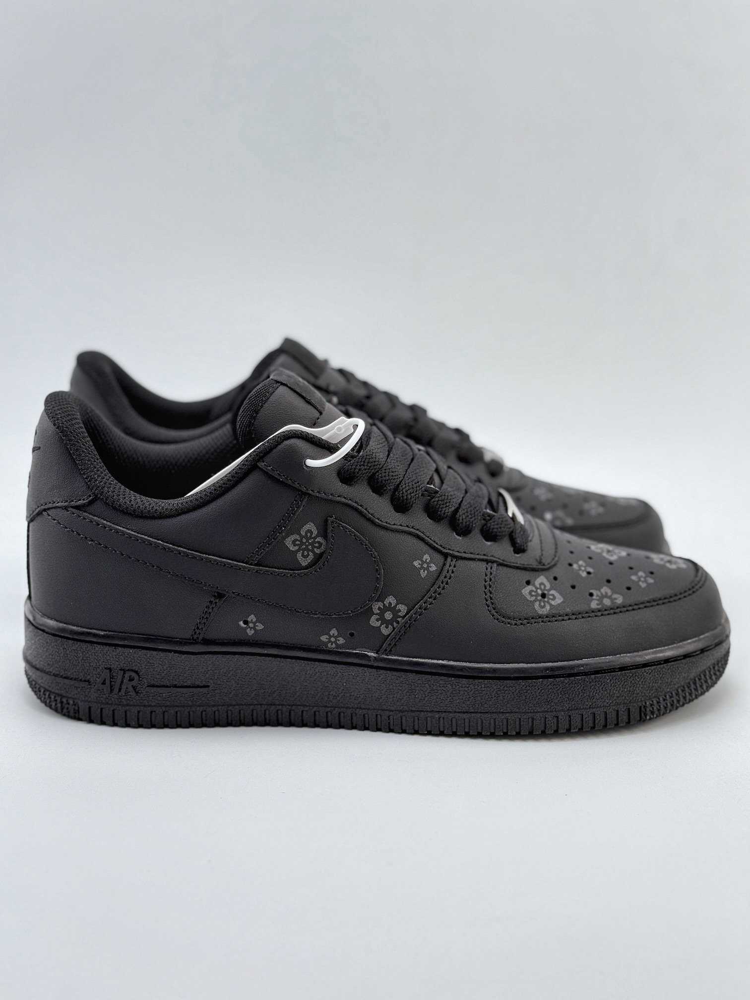 Nike Air Force 1 Low 07 玖制 老花 腰果花 黑银 315122-101