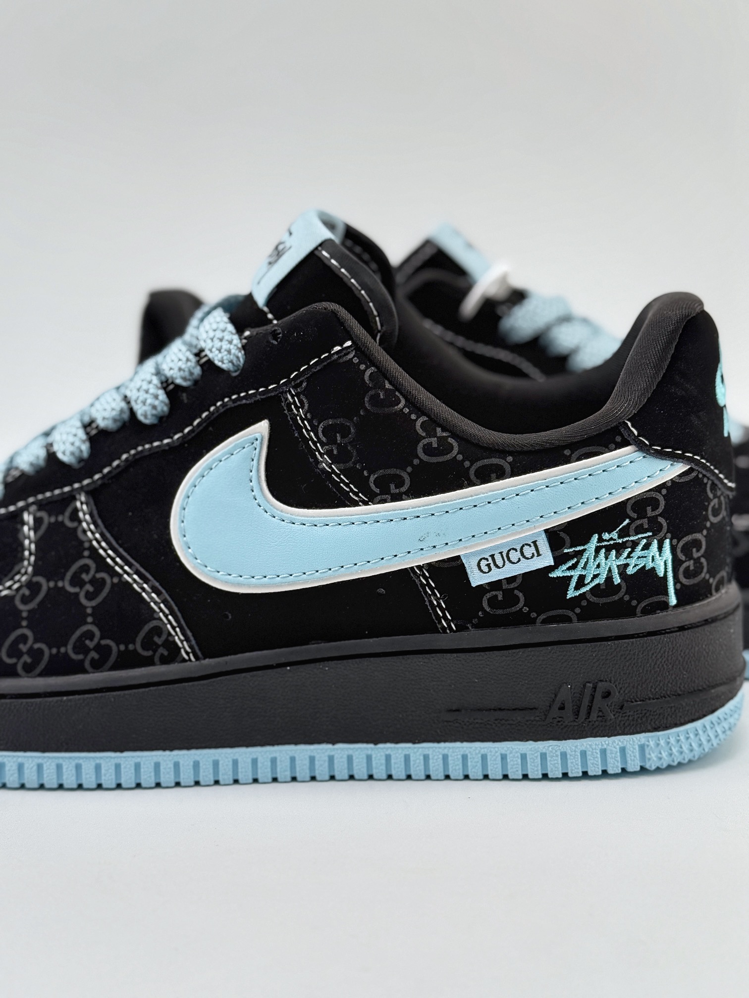 Nike Air Force 1 Low 07 x GUCCI 黑蓝小钩满天星 KK1988-008