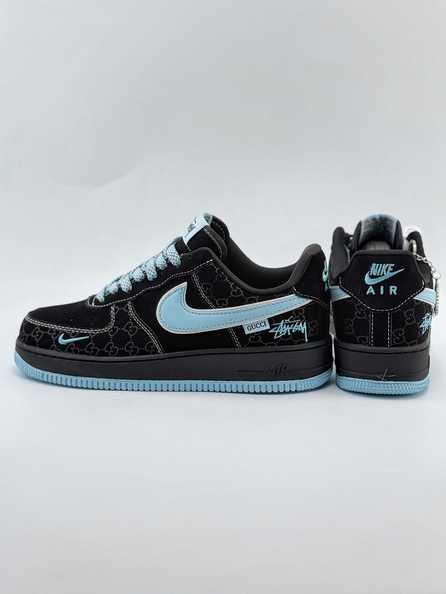 Nike Air Force 1 Low 07 x GUCCI 黑蓝小钩满天星 KK1988-008