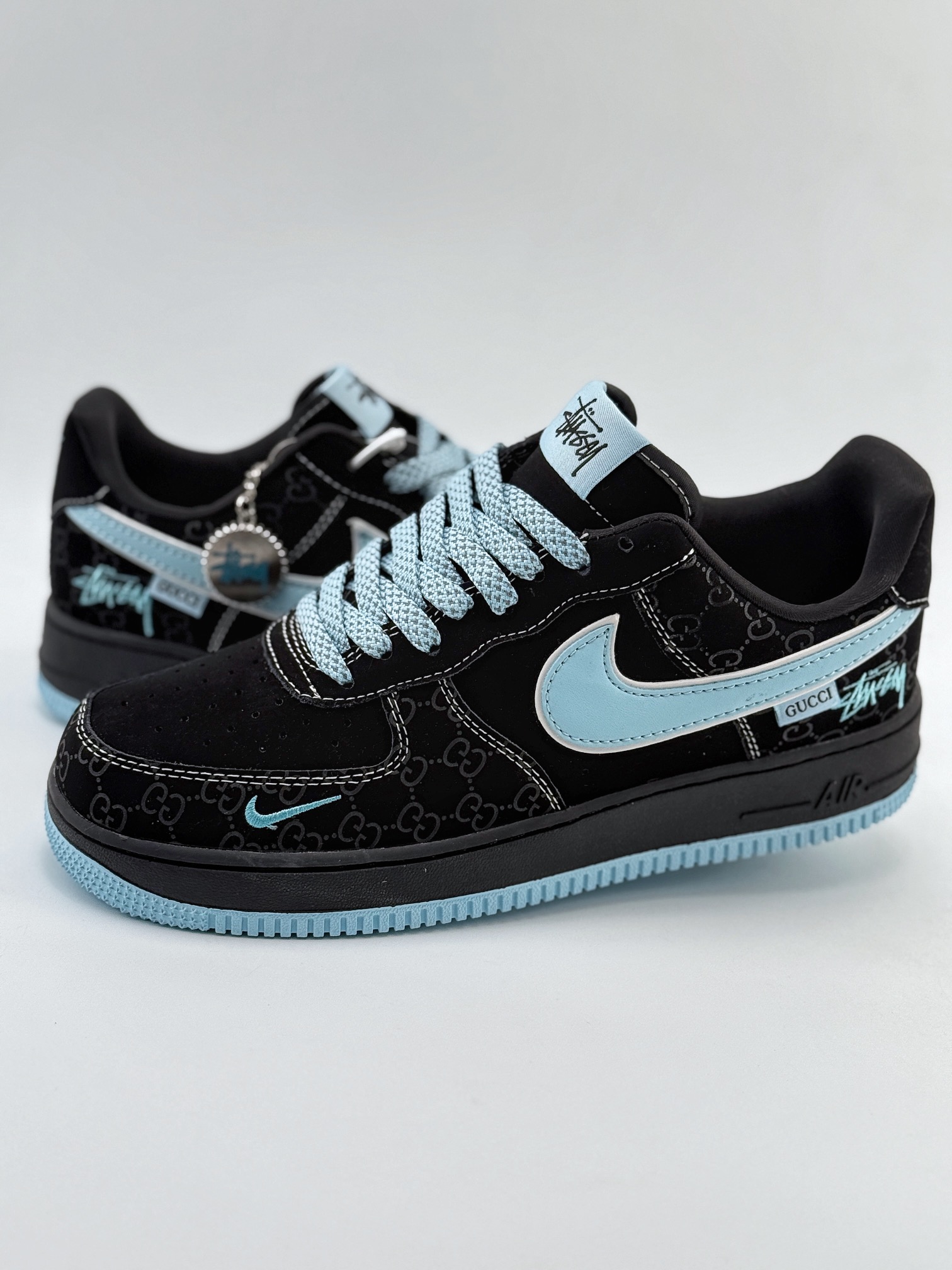 Nike Air Force 1 Low 07 x GUCCI 黑蓝小钩满天星 KK1988-008