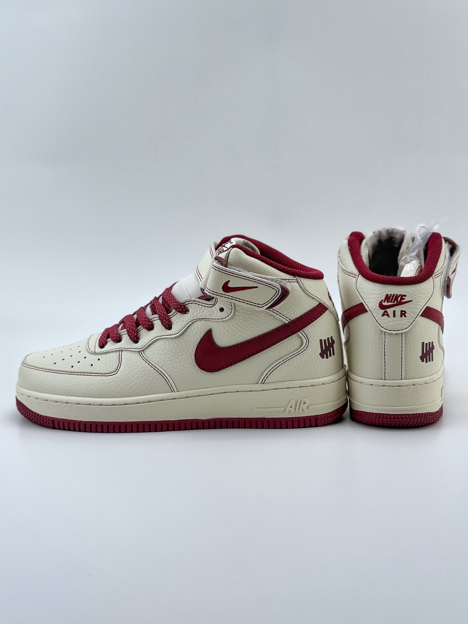 Nike Air Force 1 Mid 07 米白红满天星 UW2369-015