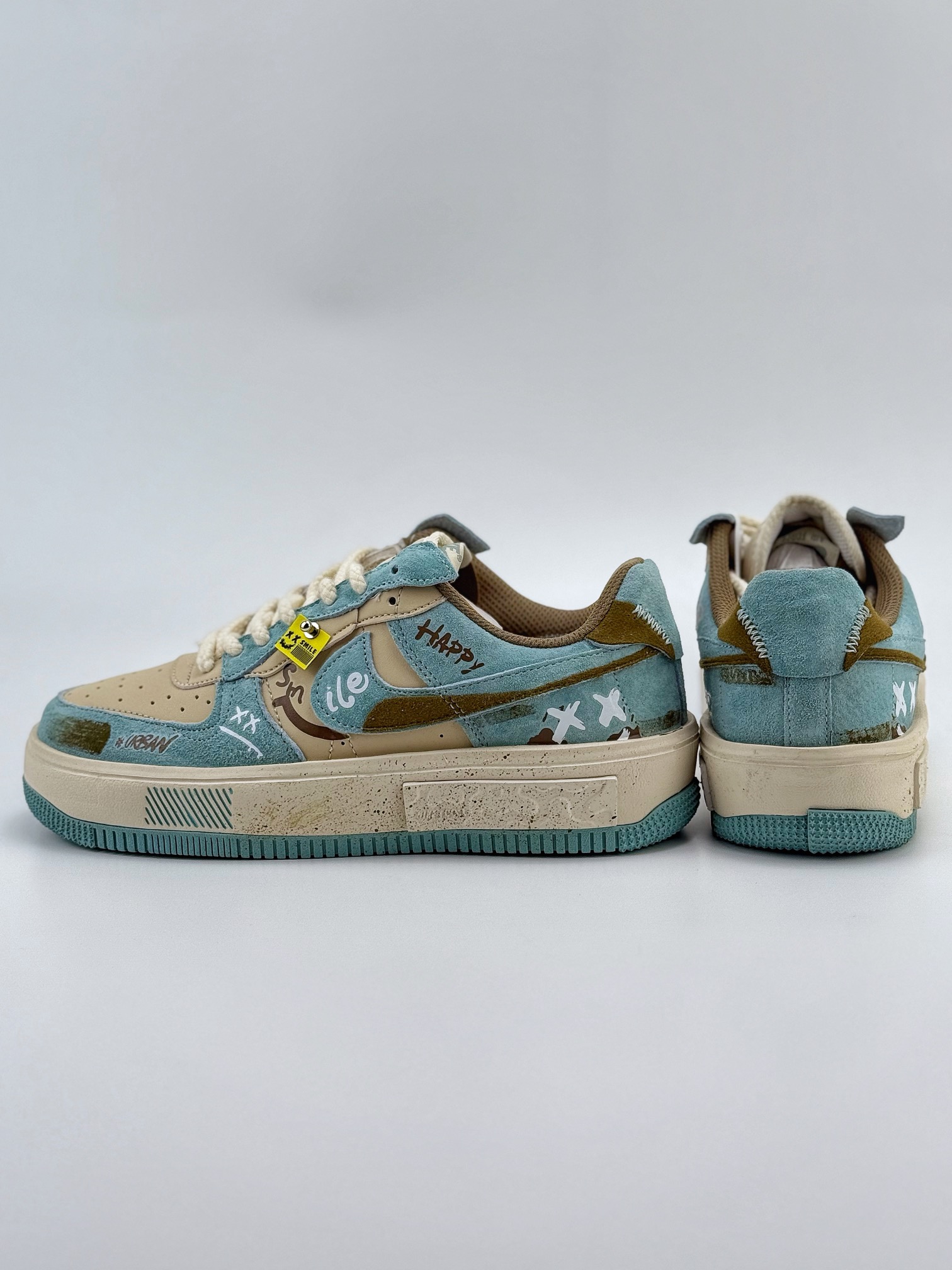 Nike Air Force 1 Low 07 XX 蓝黄涂鸦 CW6688-508